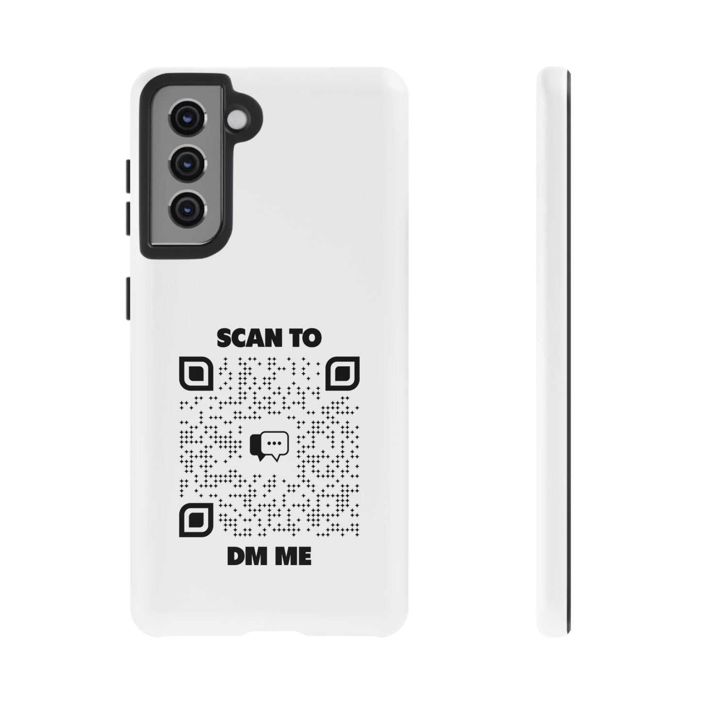 Dating – Tough Case – Black – Scan to DM Me - QR NATION