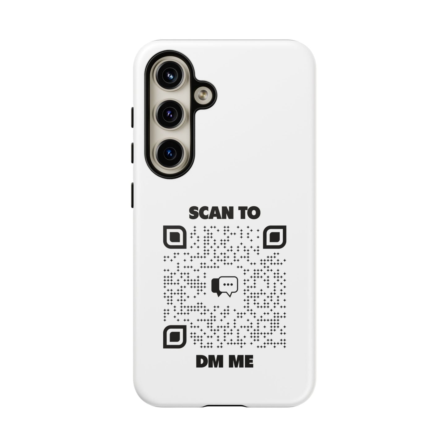 Dating – Tough Case – Black – Scan to DM Me - QR NATION