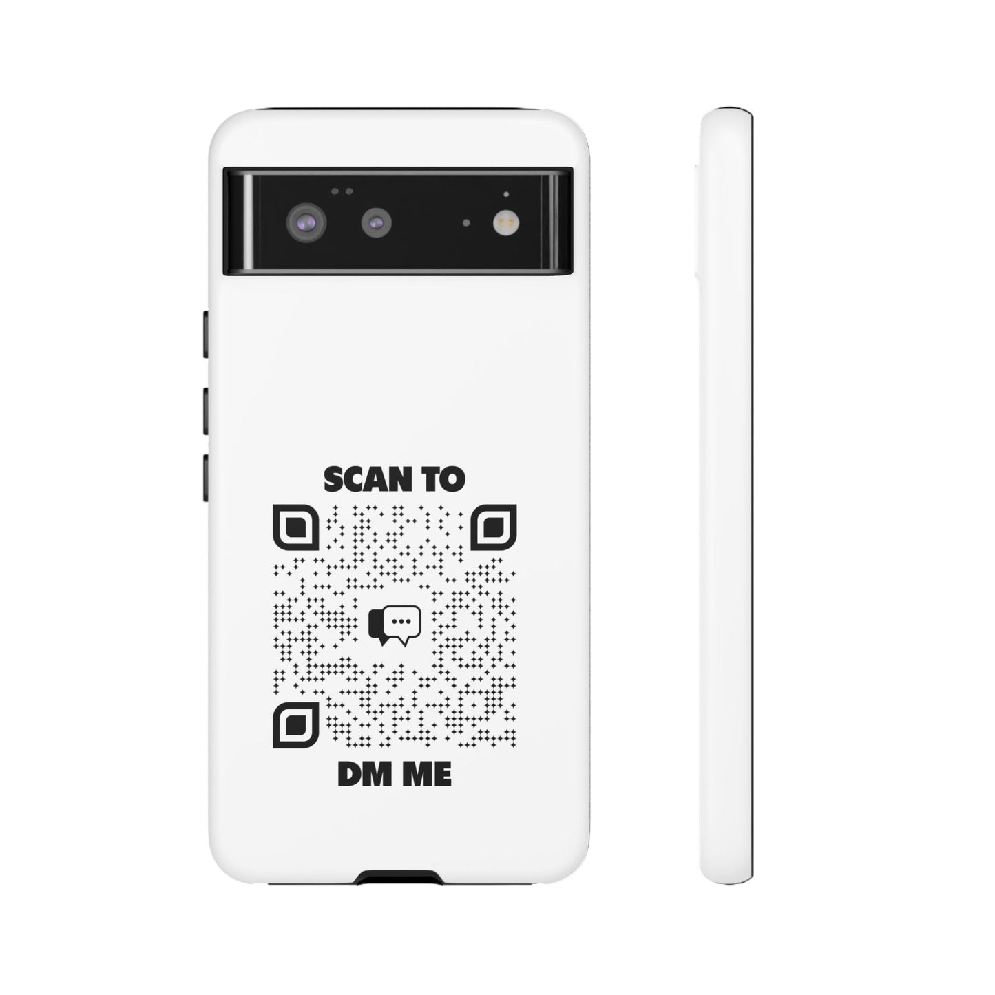 Dating – Tough Case – Black – Scan to DM Me - QR NATION