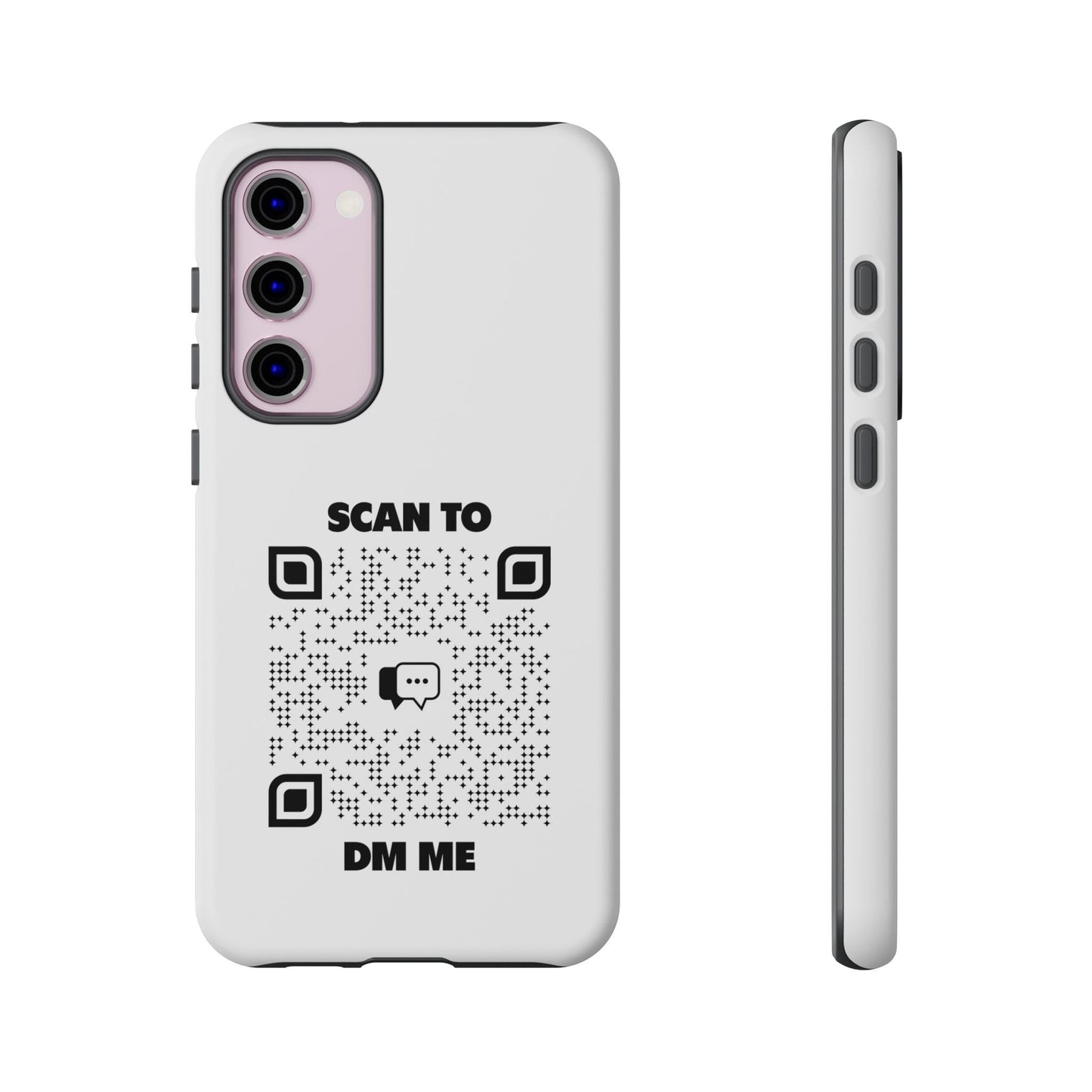 Dating – Tough Case – Black – Scan to DM Me - QR NATION