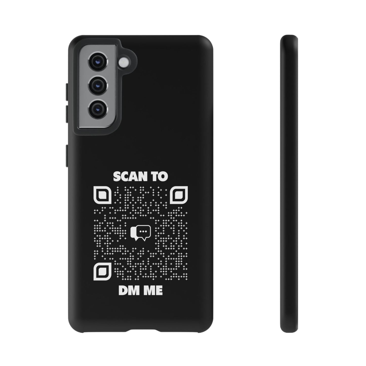 Dating – Tough Case – Black – Scan to DM Me - QR NATION