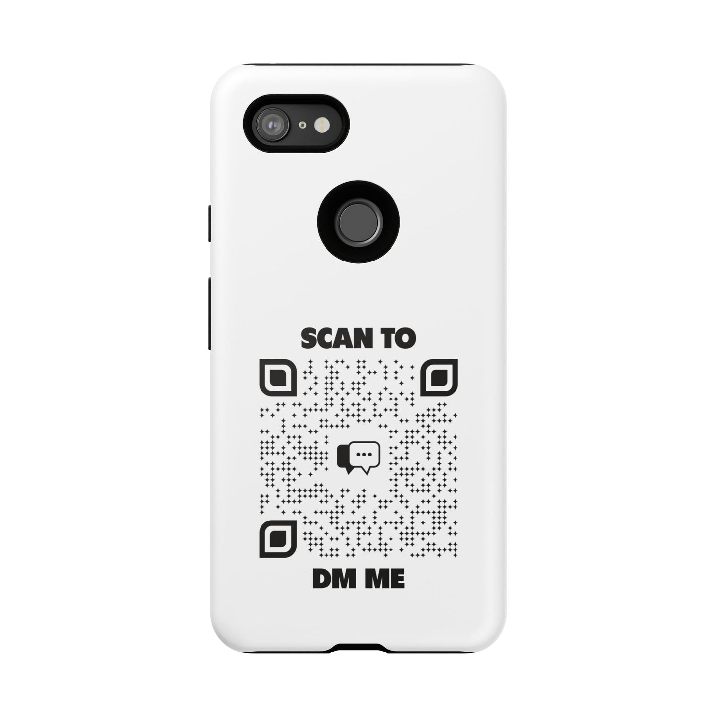 Dating – Tough Case – Black – Scan to DM Me - QR NATION