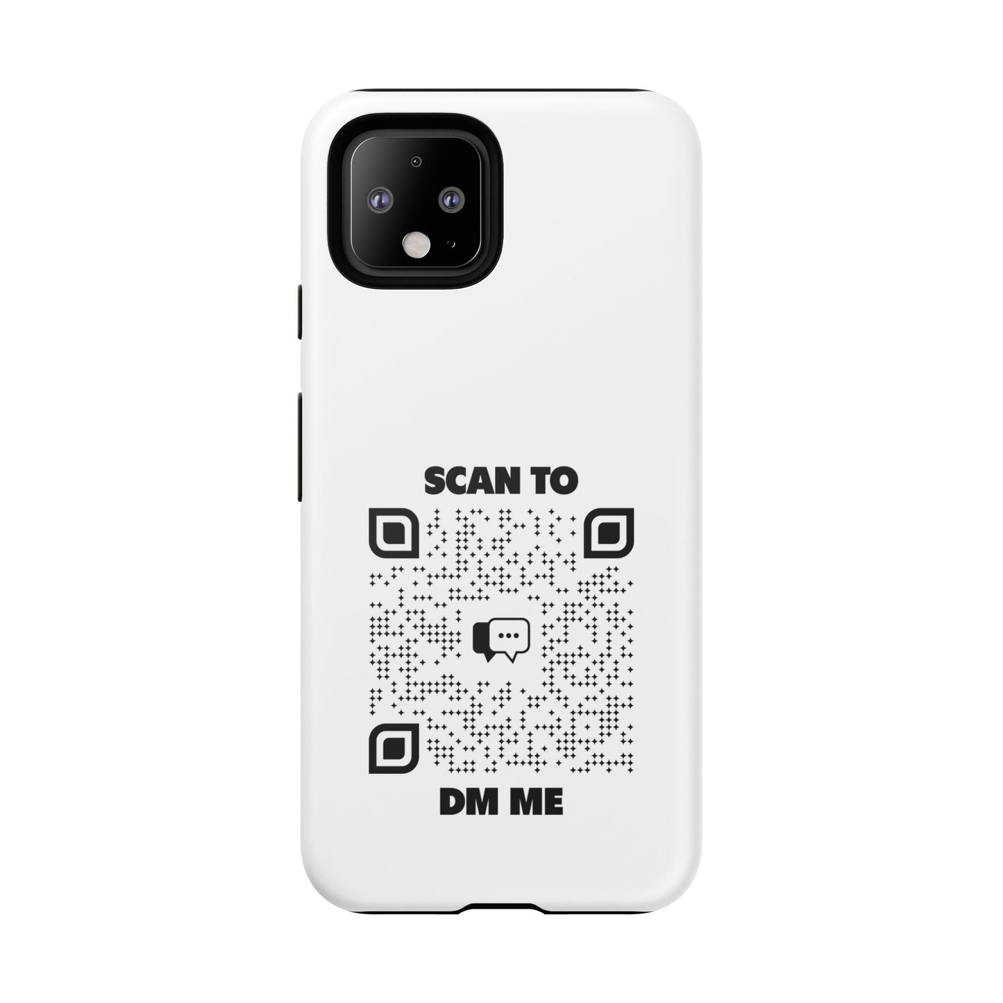 Dating – Tough Case – Black – Scan to DM Me - QR NATION