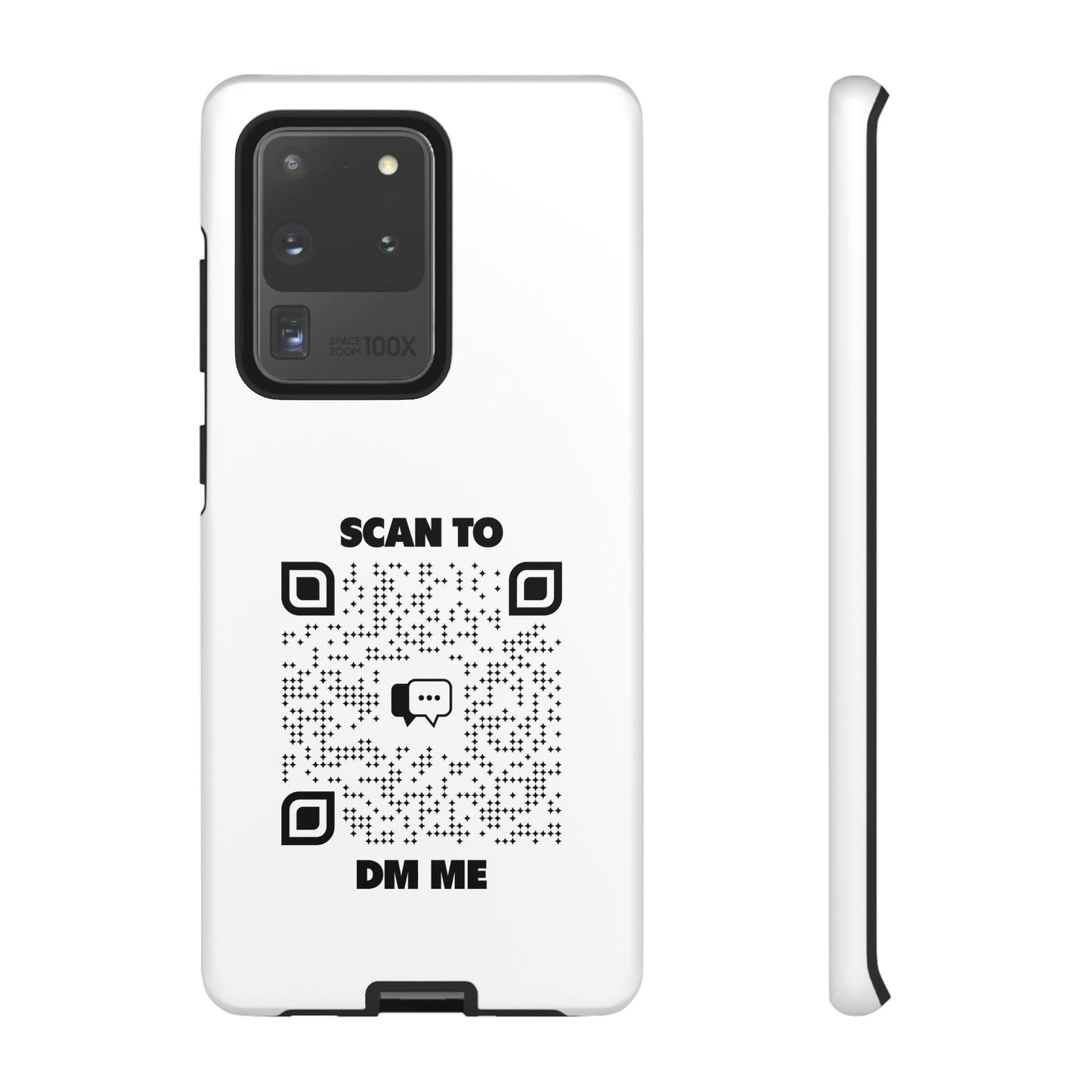 Dating – Tough Case – Black – Scan to DM Me - QR NATION