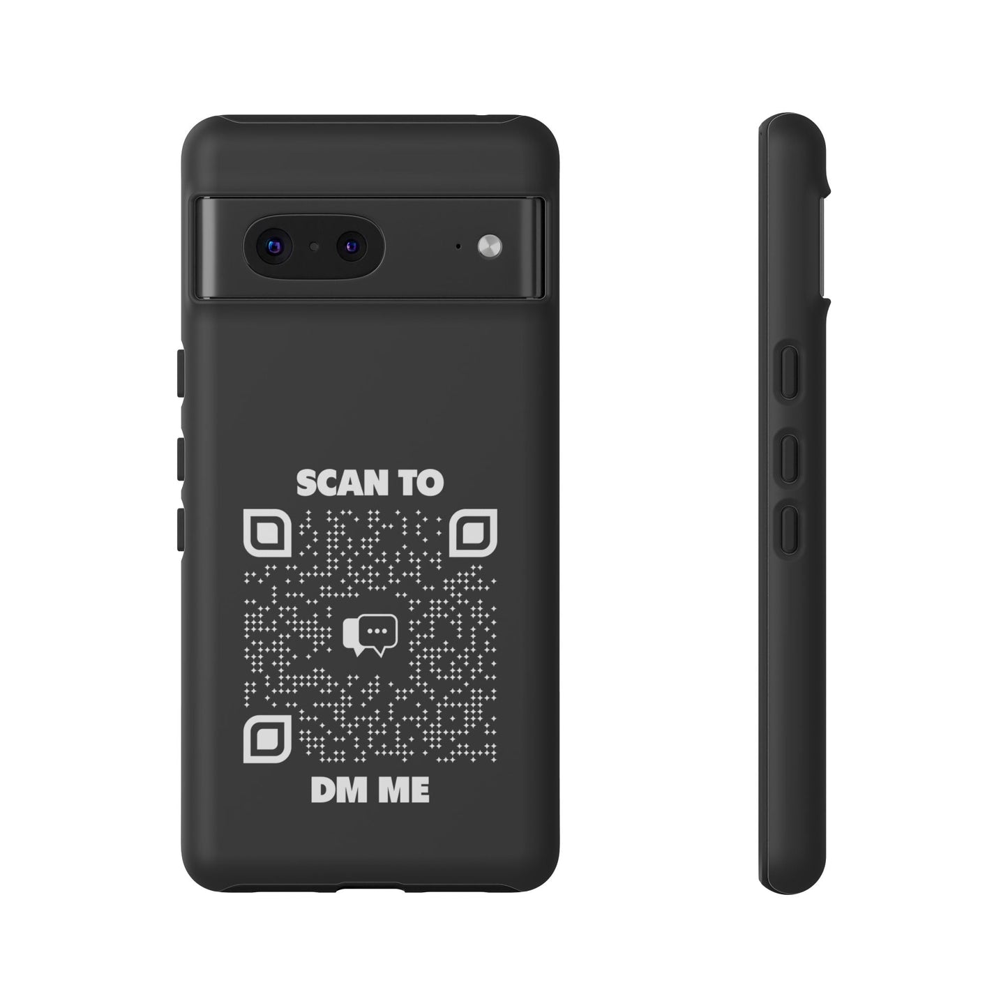 Dating – Tough Case – Black – Scan to DM Me - QR NATION