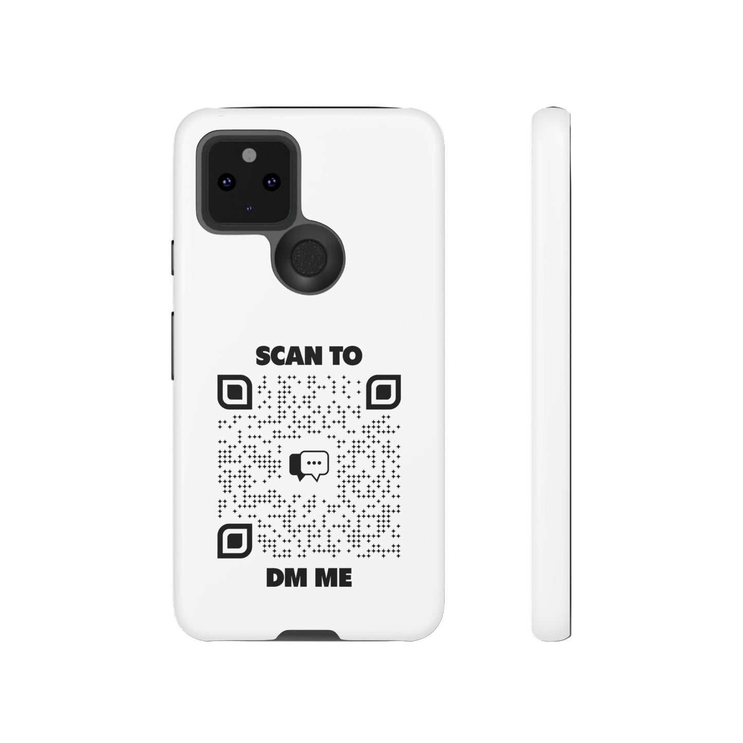 Dating – Tough Case – Black – Scan to DM Me - QR NATION