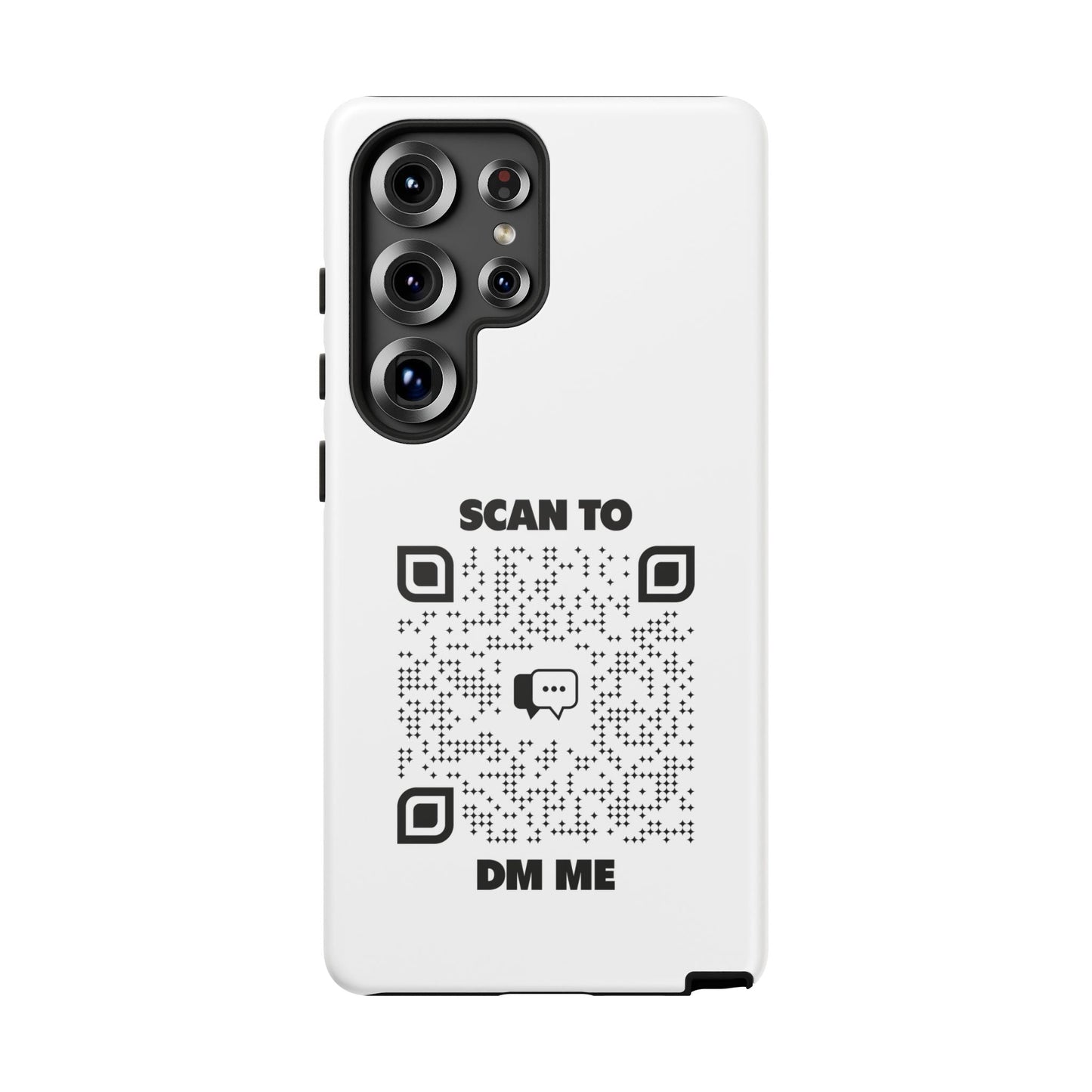 Dating – Tough Case – Black – Scan to DM Me - QR NATION