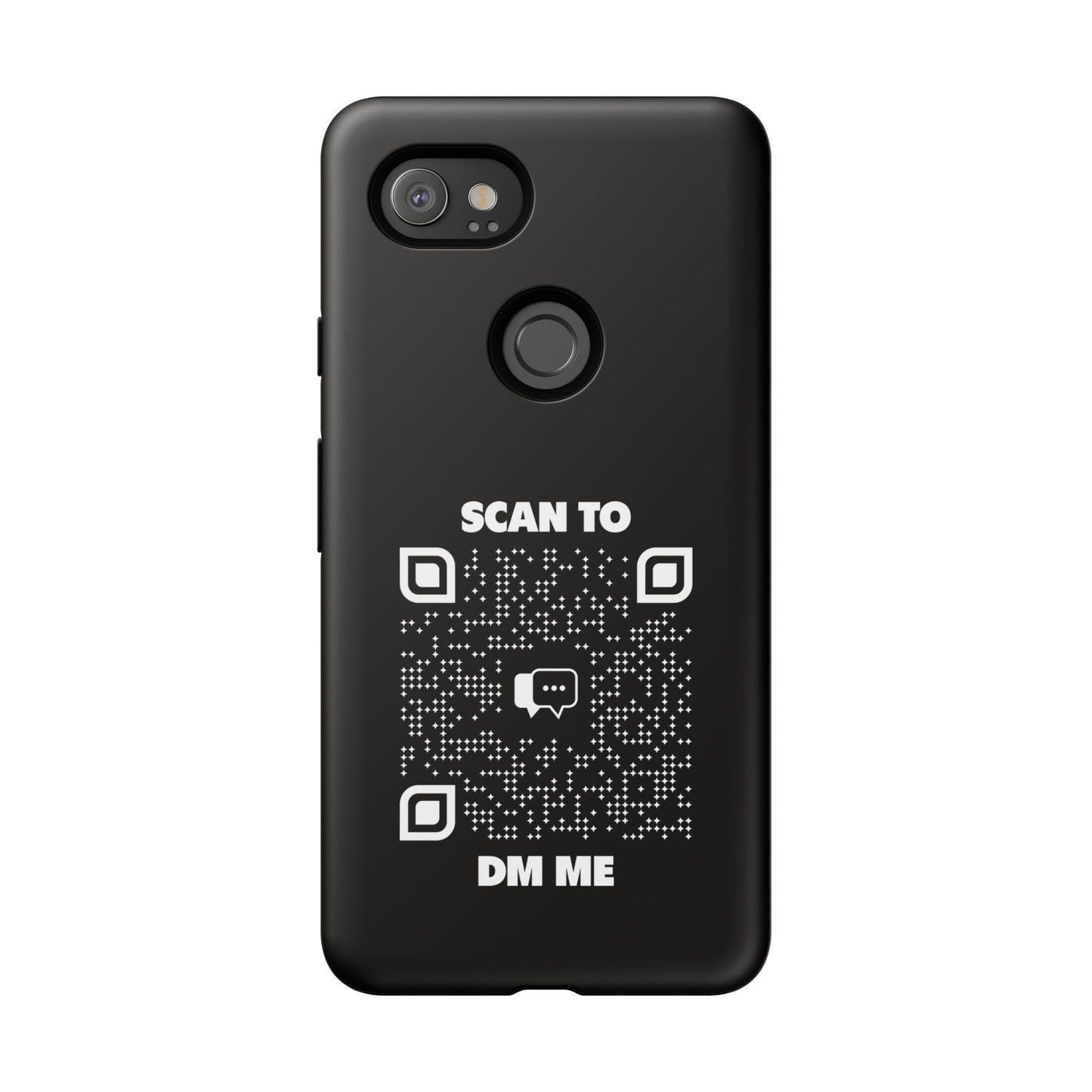 Dating – Tough Case – Black – Scan to DM Me - QR NATION