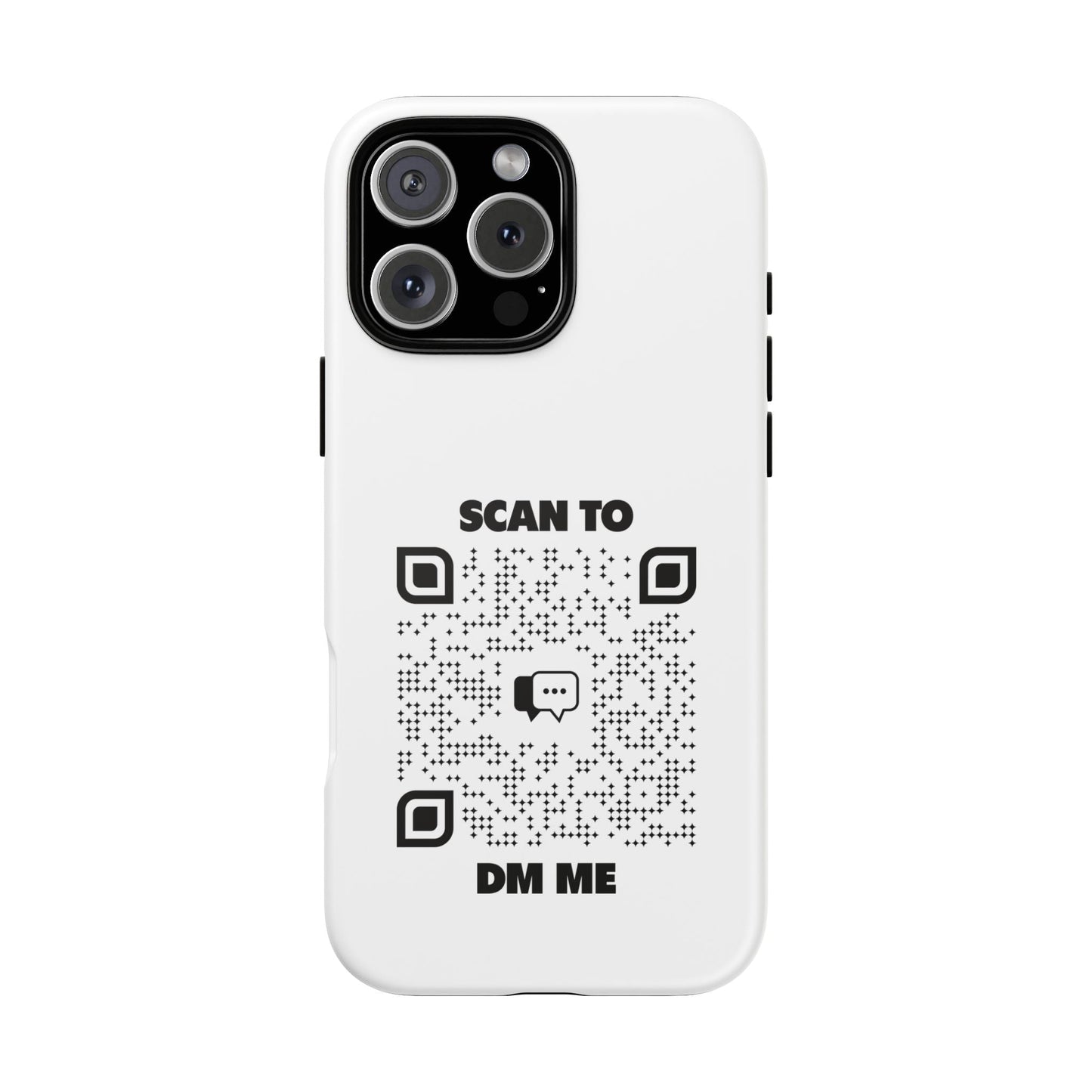 Dating – Tough Case – Black – Scan to DM Me - QR NATION