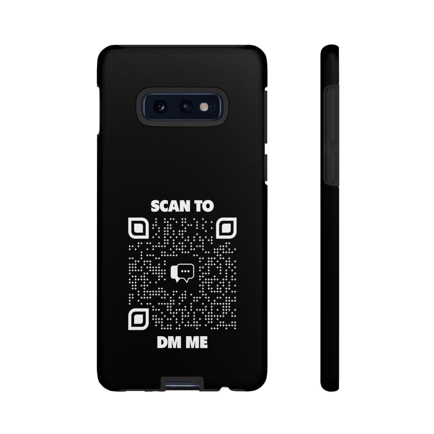Dating – Tough Case – Black – Scan to DM Me - QR NATION
