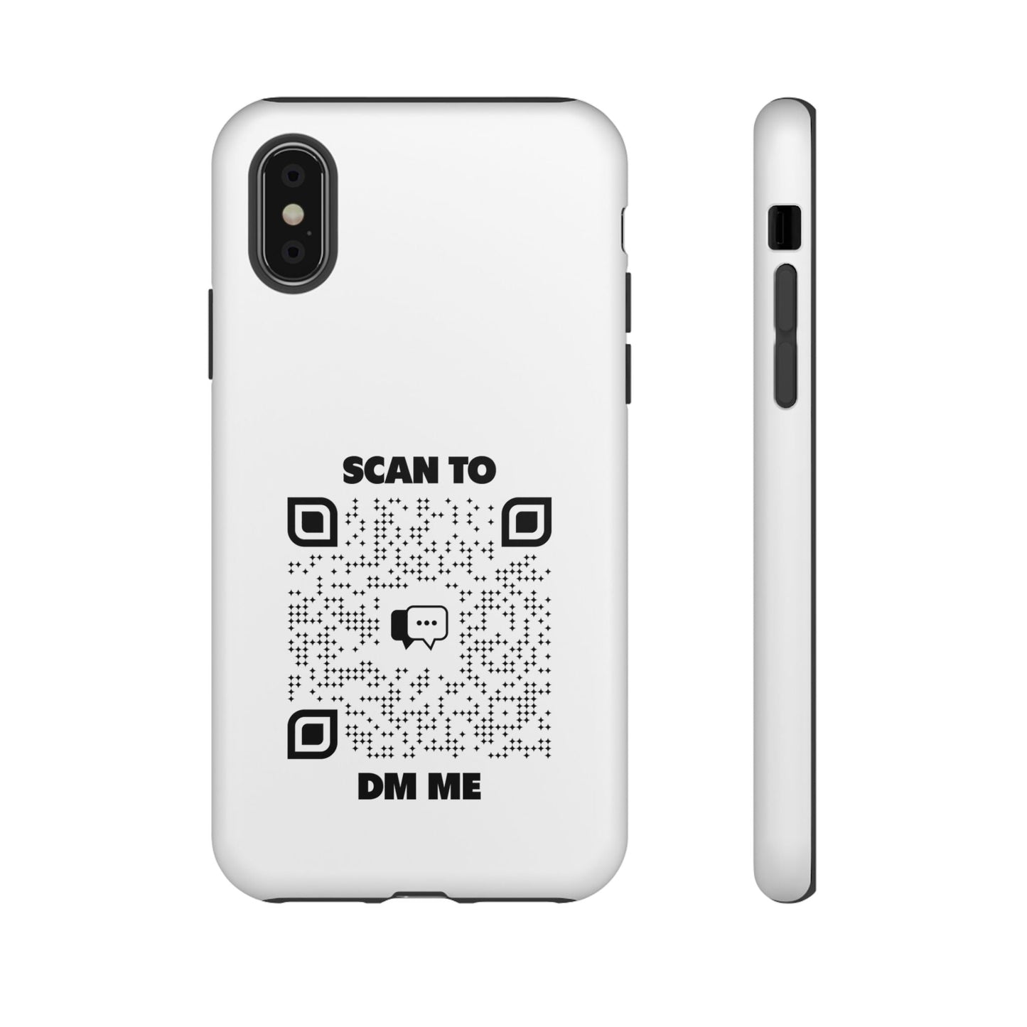 Dating – Tough Case – Black – Scan to DM Me - QR NATION
