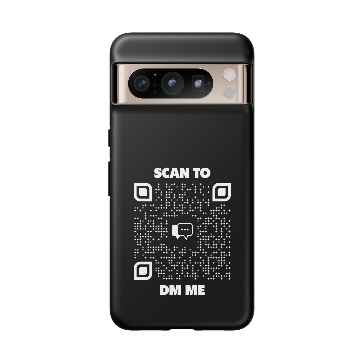 Dating – Tough Case – Black – Scan to DM Me - QR NATION
