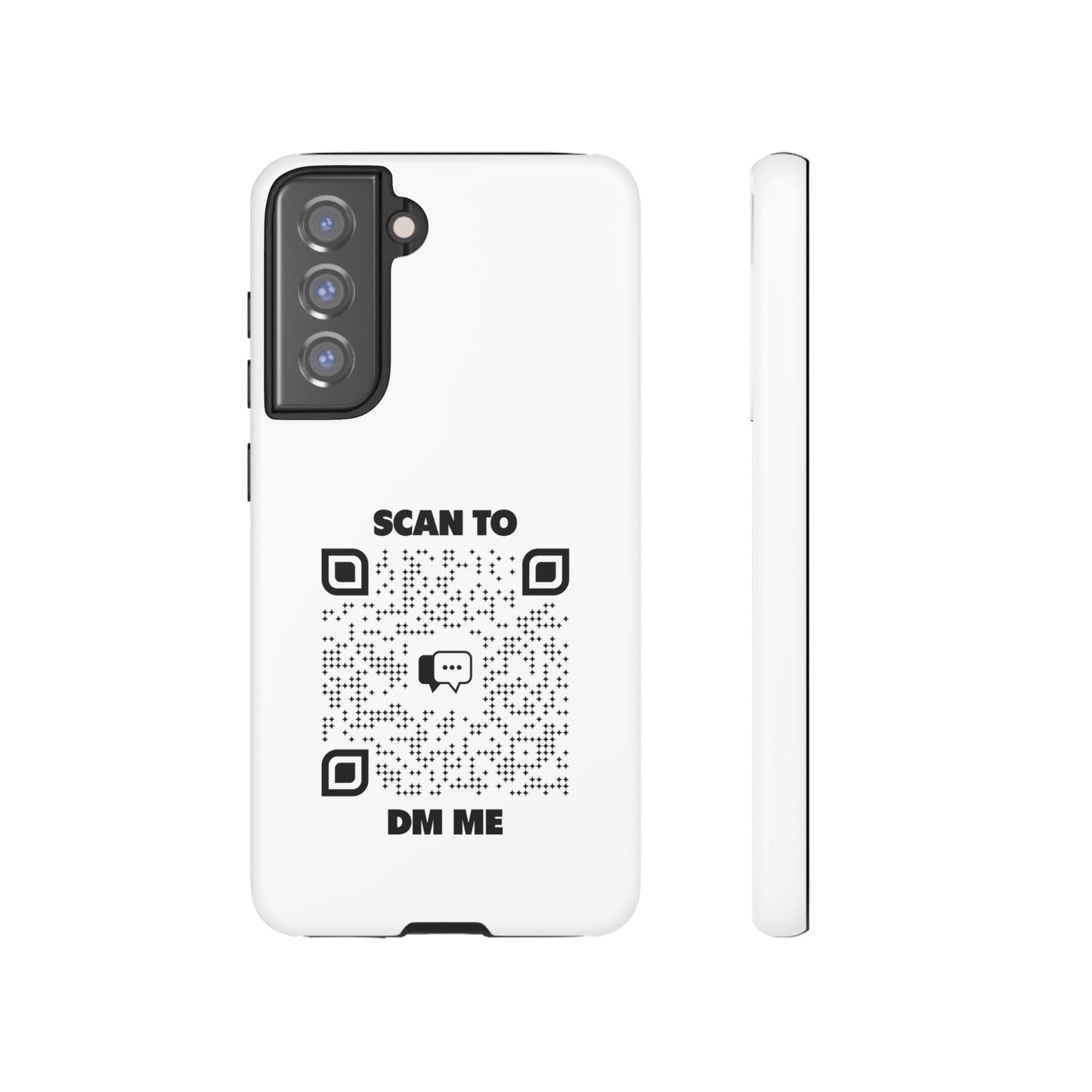 Dating – Tough Case – Black – Scan to DM Me - QR NATION