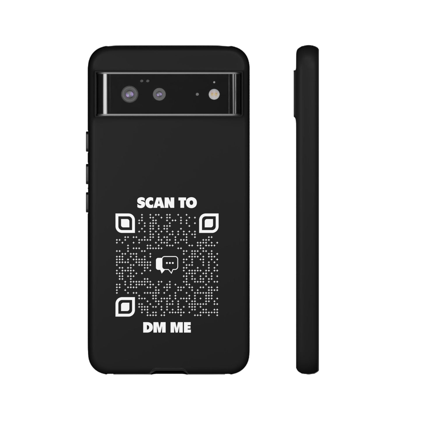 Dating – Tough Case – Black – Scan to DM Me - QR NATION