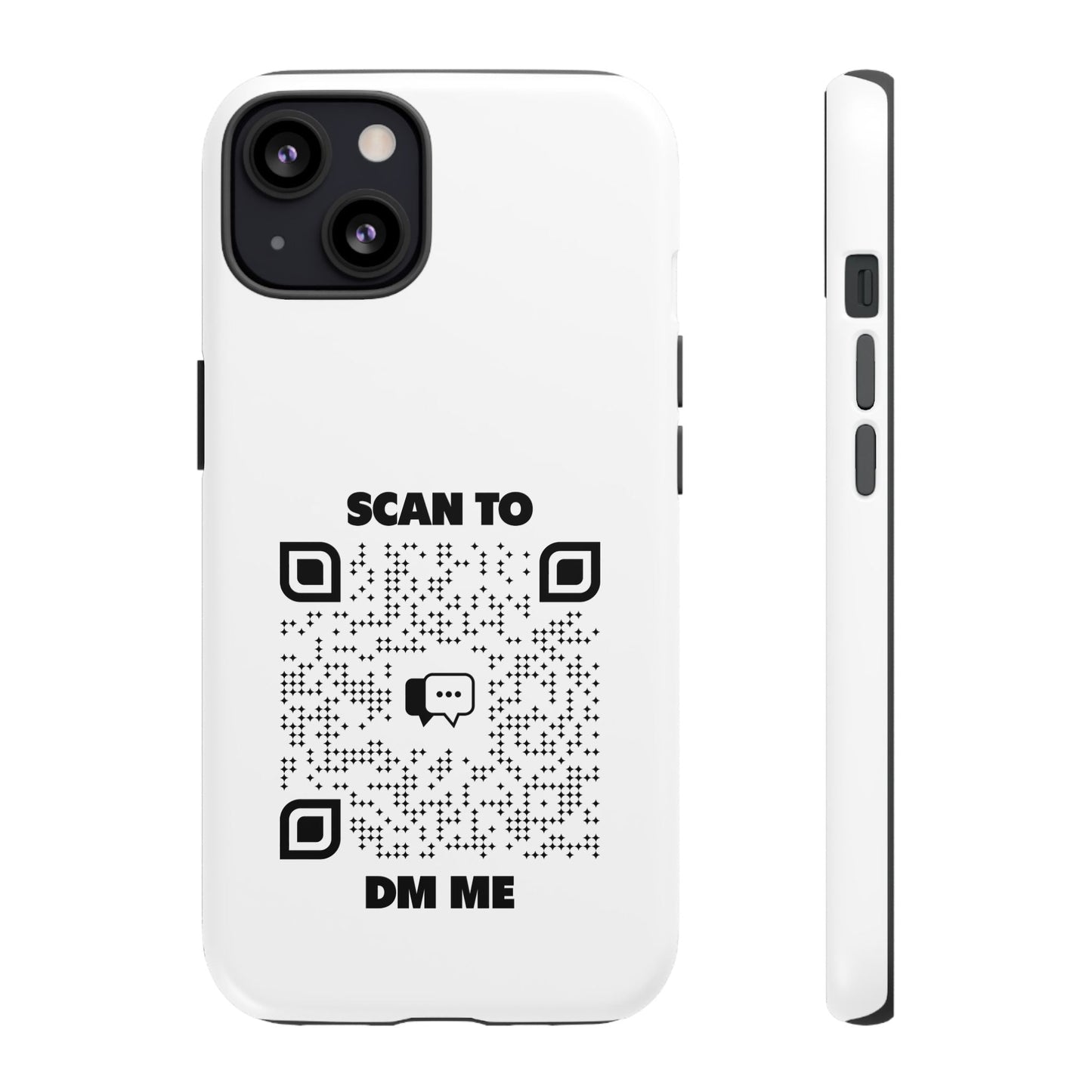 Dating – Tough Case – Black – Scan to DM Me - QR NATION