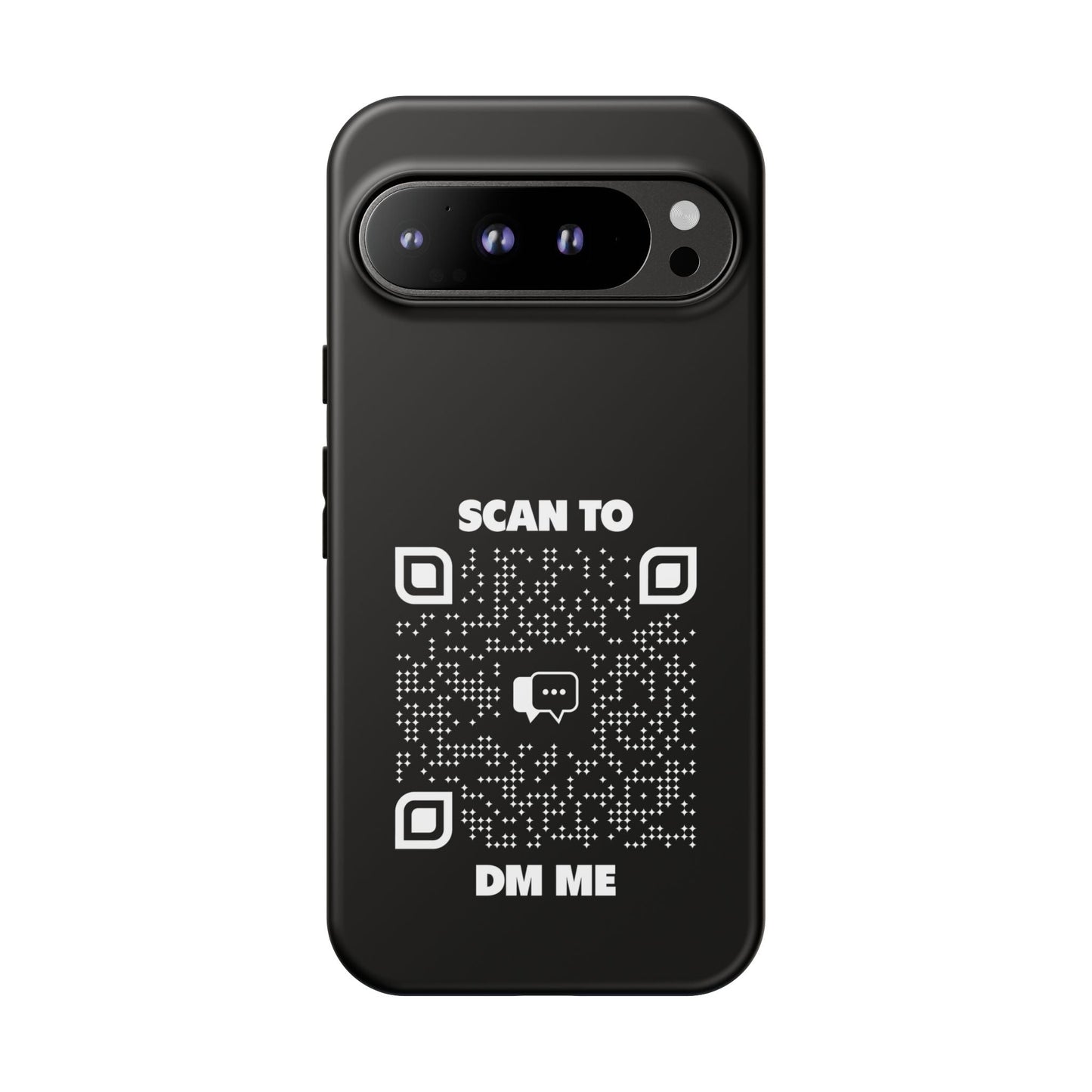 Dating – Tough Case – Black – Scan to DM Me - QR NATION