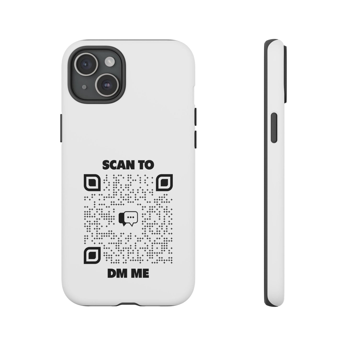 Dating – Tough Case – Black – Scan to DM Me - QR NATION