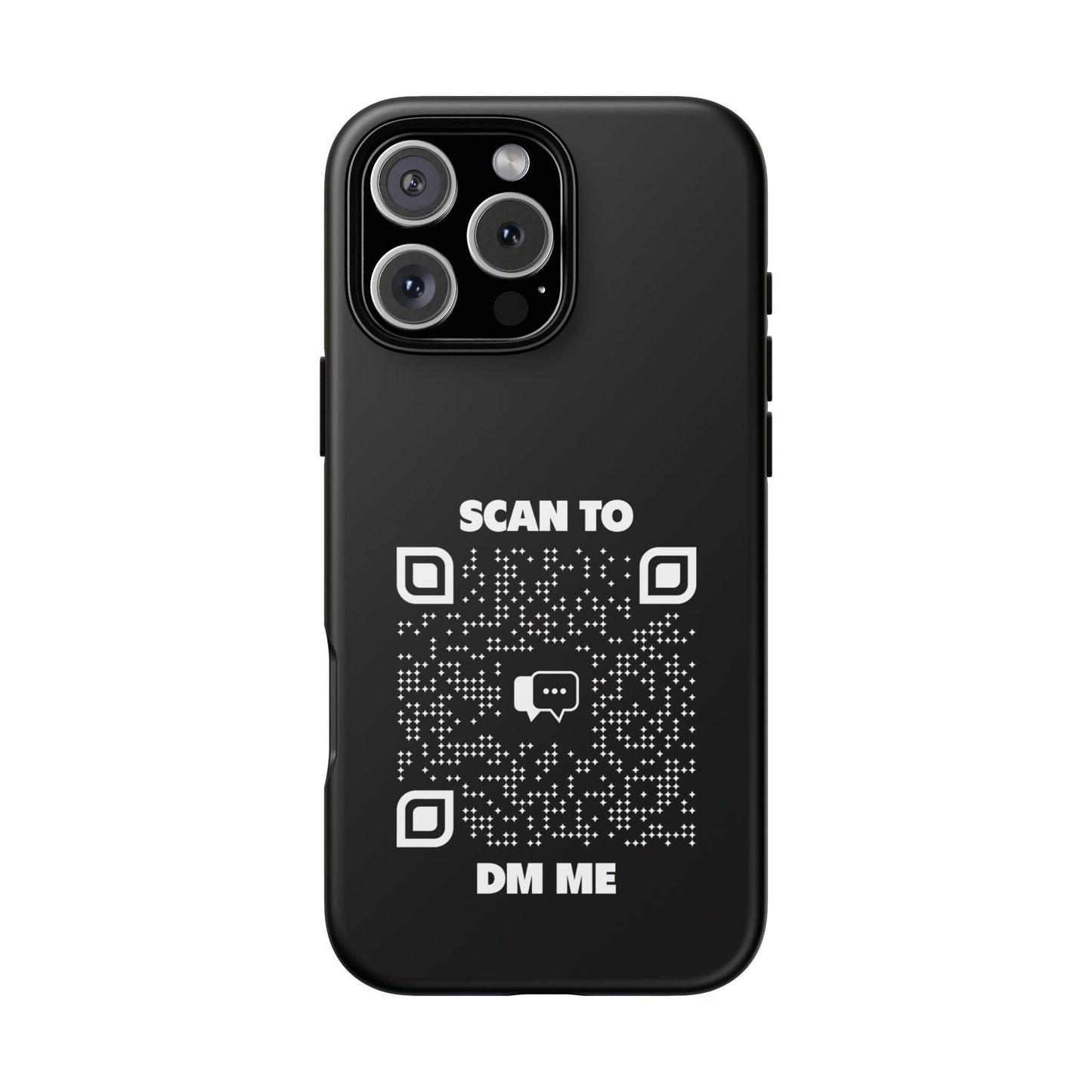 Dating – Tough Case – Black – Scan to DM Me - QR NATION