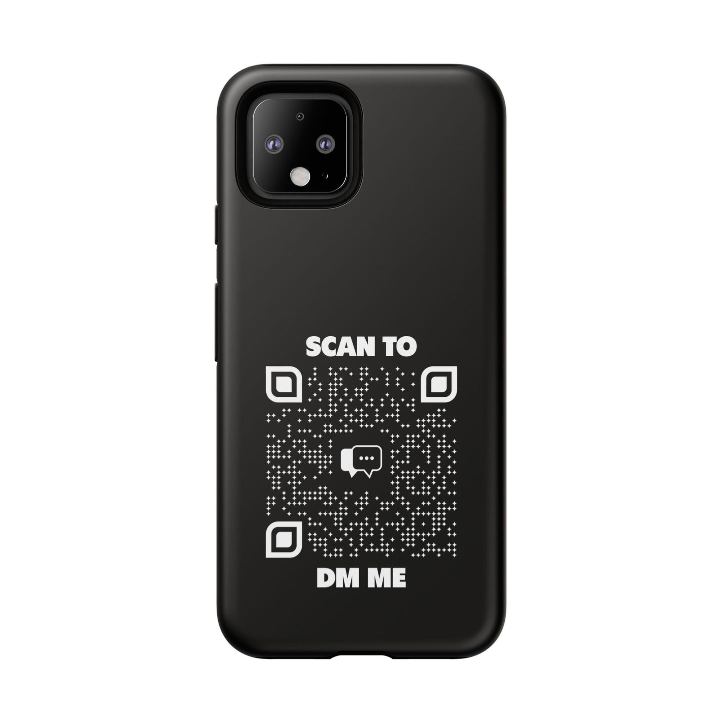 Dating – Tough Case – Black – Scan to DM Me - QR NATION