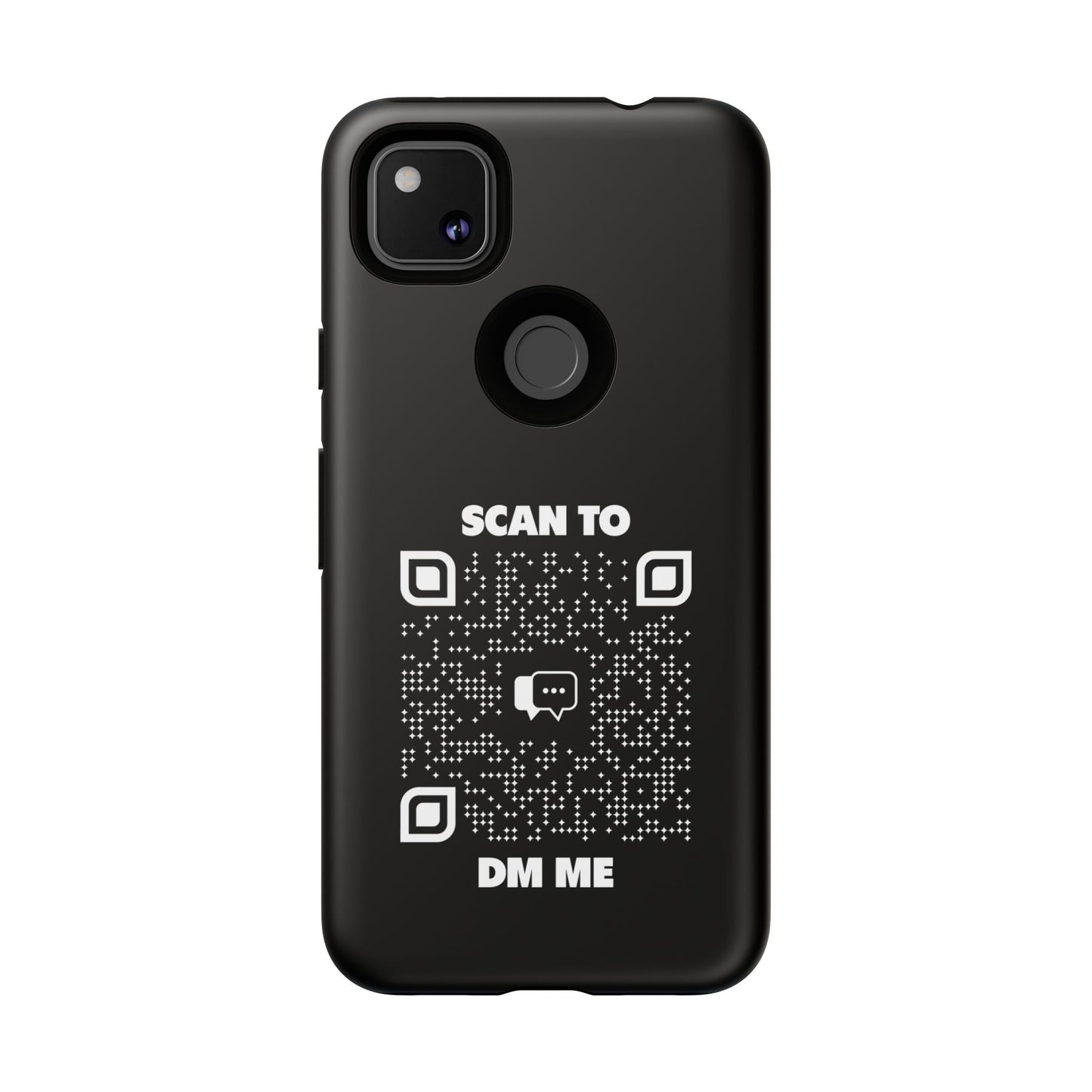 Dating – Tough Case – Black – Scan to DM Me - QR NATION