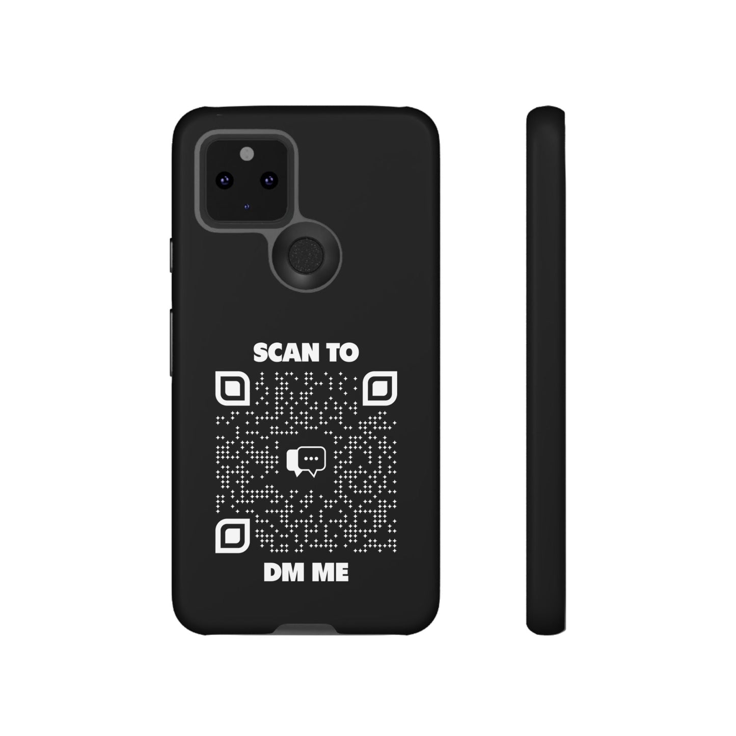 Dating – Tough Case – Black – Scan to DM Me - QR NATION