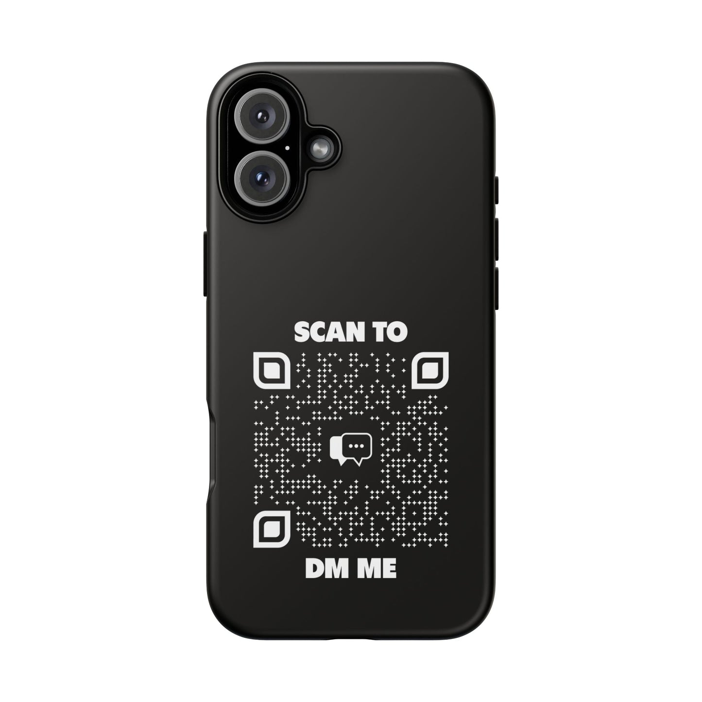 Dating – Tough Case – Black – Scan to DM Me - QR NATION