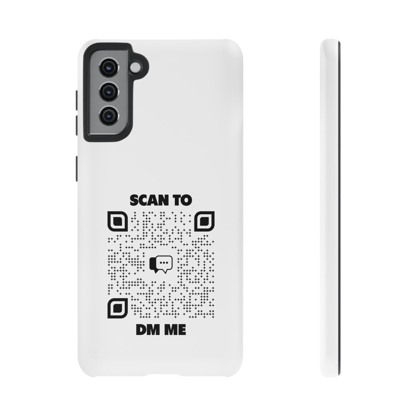 Dating – Tough Case – Black – Scan to DM Me - QR NATION