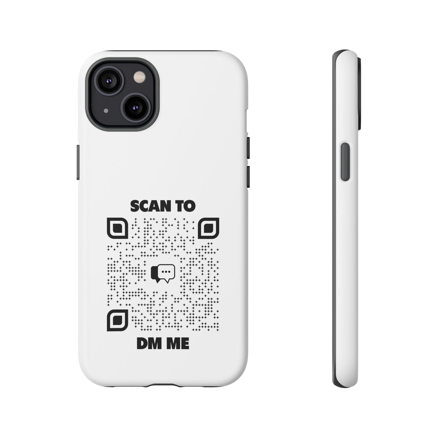 Dating – Tough Case – Black – Scan to DM Me - QR NATION
