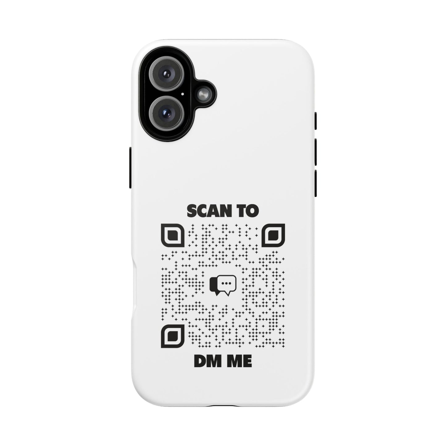 Dating – Tough Case – Black – Scan to DM Me - QR NATION