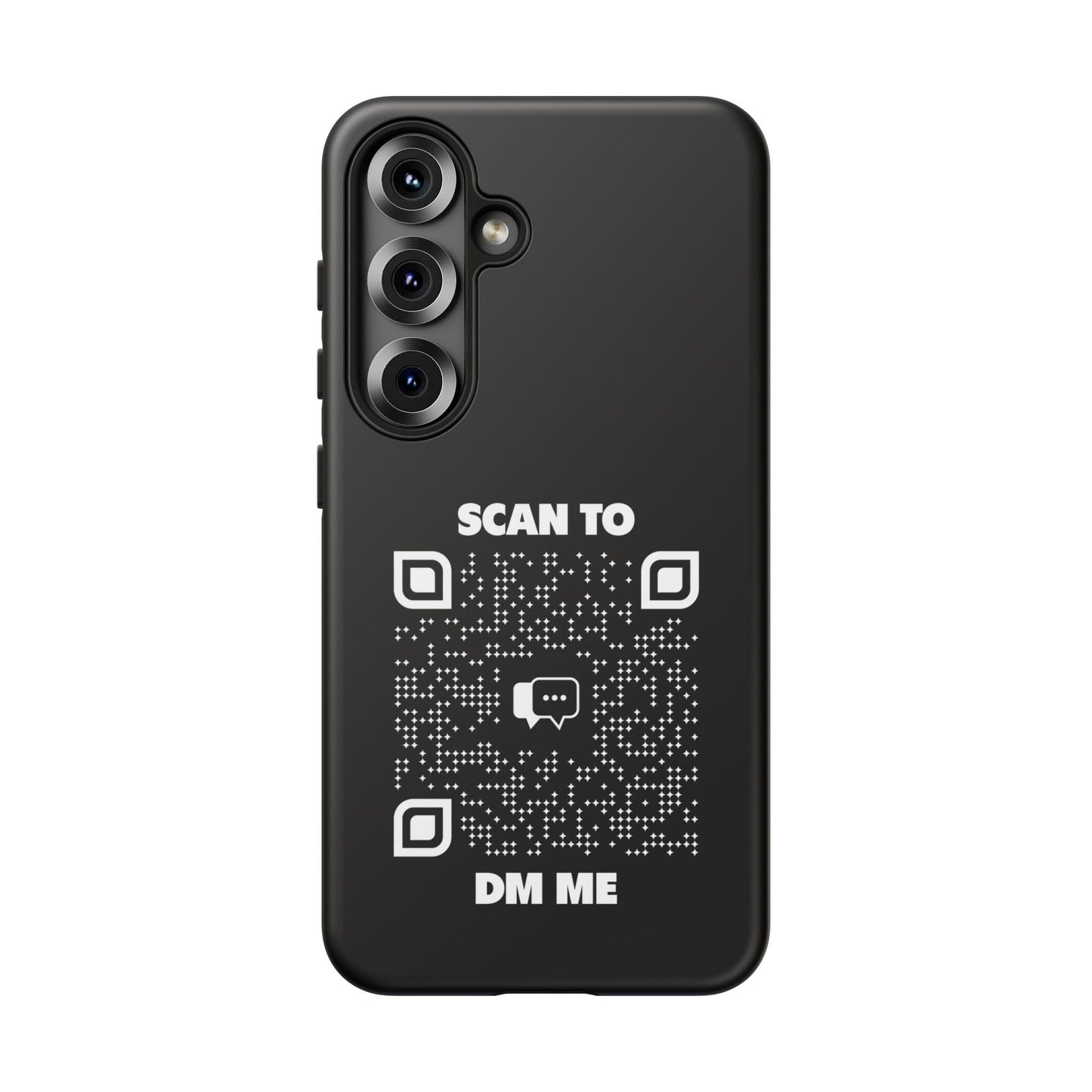 Dating – Tough Case – Black – Scan to DM Me - QR NATION