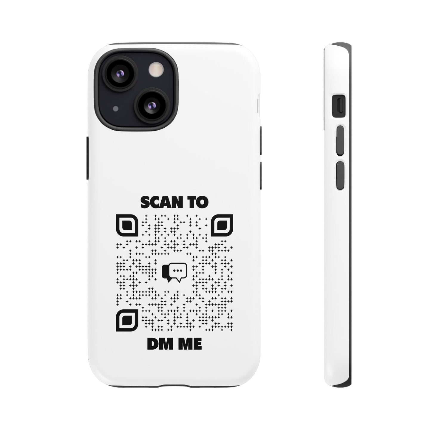 Dating – Tough Case – Black – Scan to DM Me - QR NATION