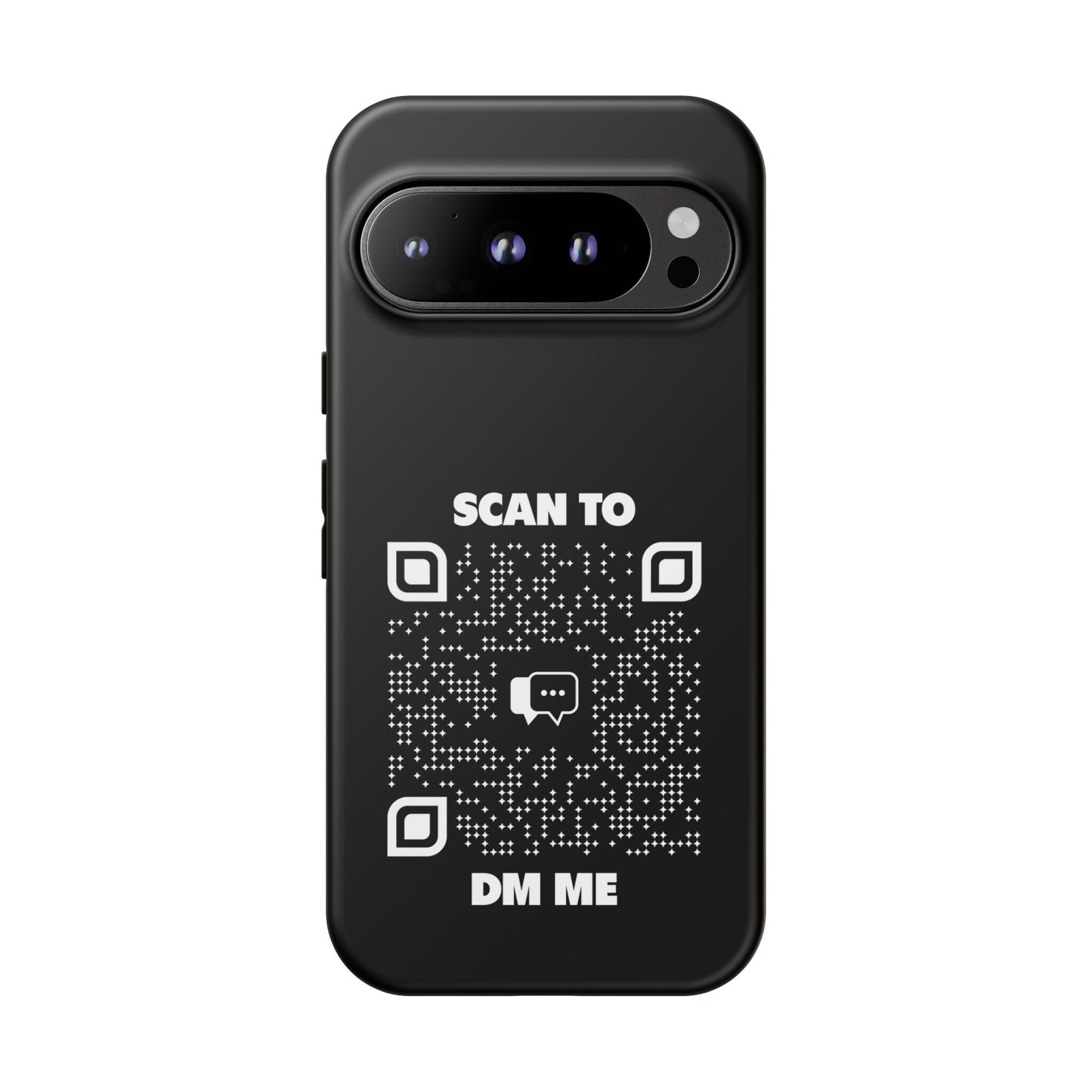 Dating – Tough Case – Black – Scan to DM Me - QR NATION