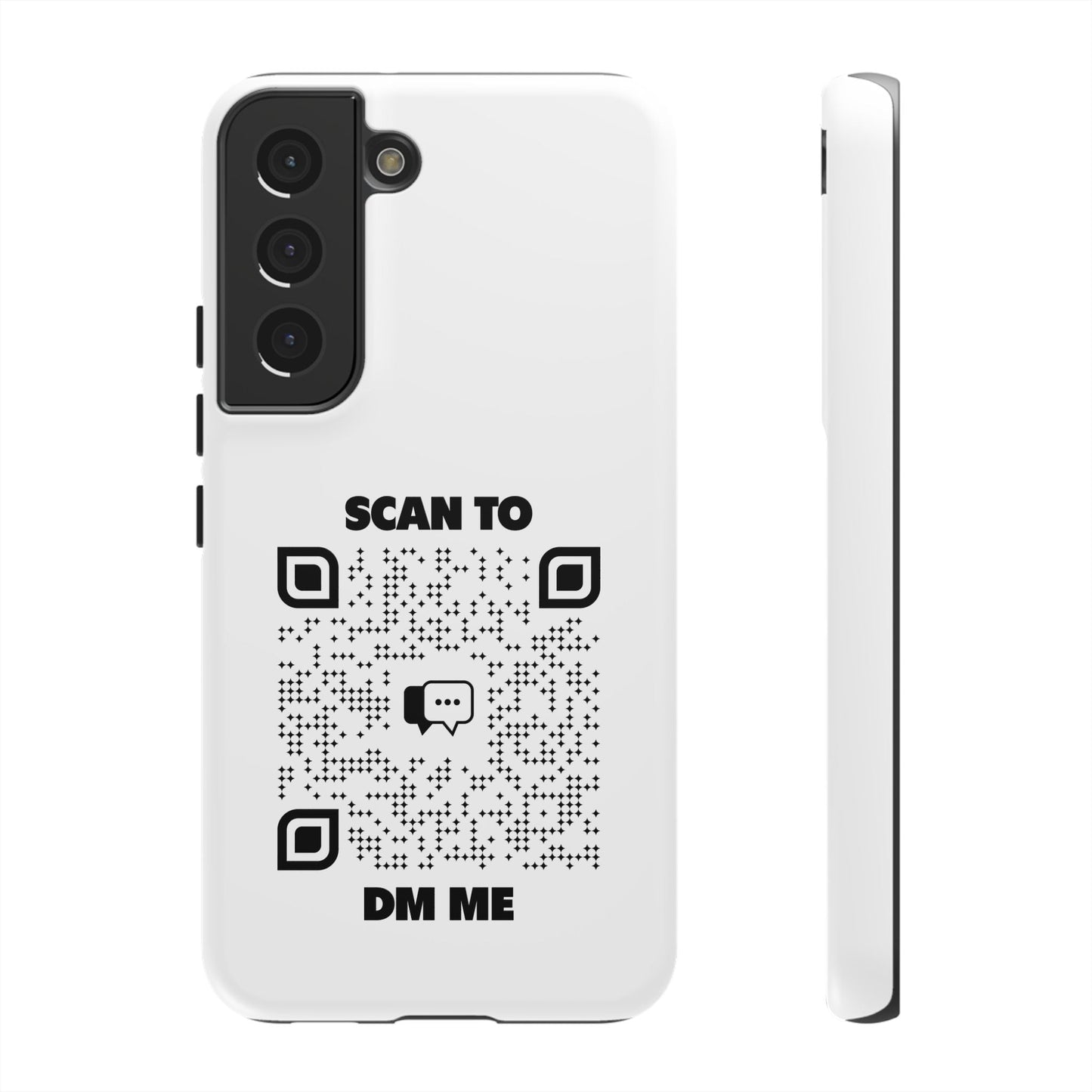 Dating – Tough Case – Black – Scan to DM Me - QR NATION