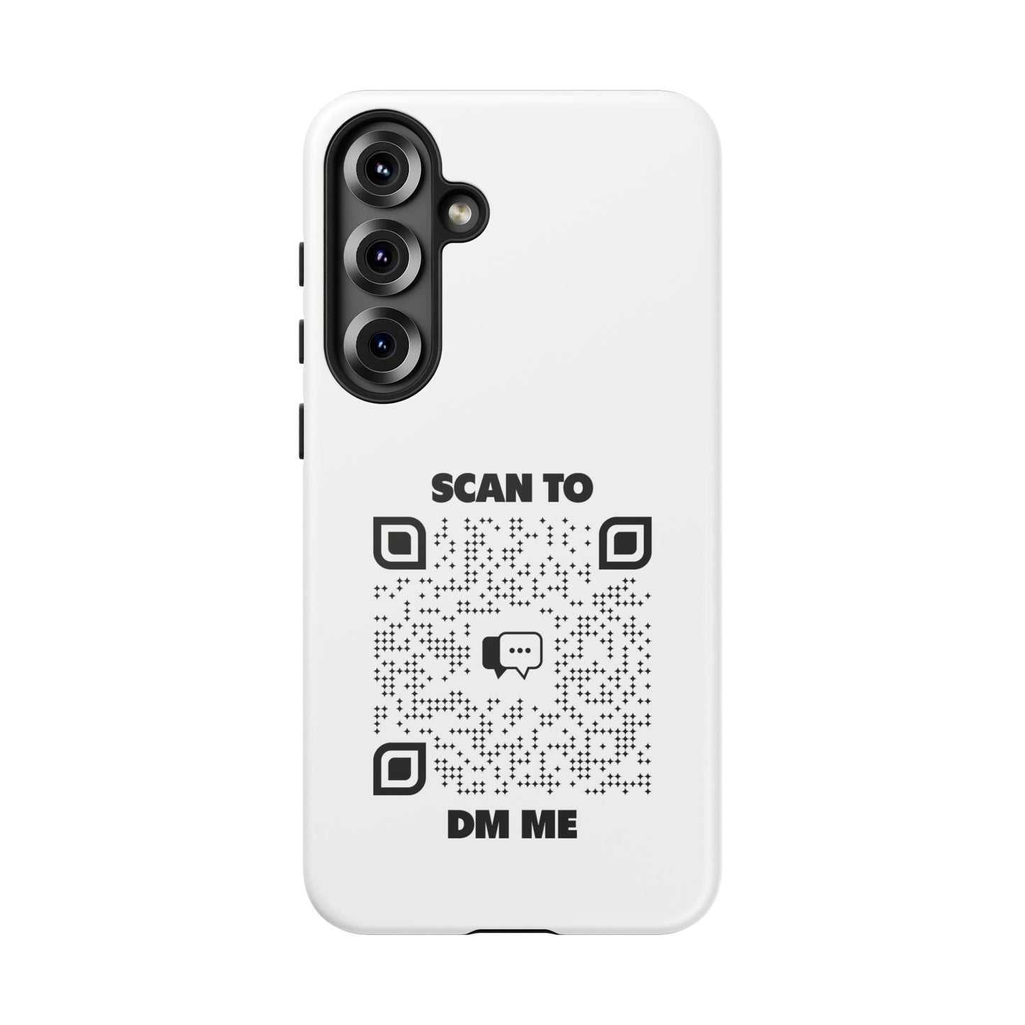 Dating – Tough Case – Black – Scan to DM Me - QR NATION