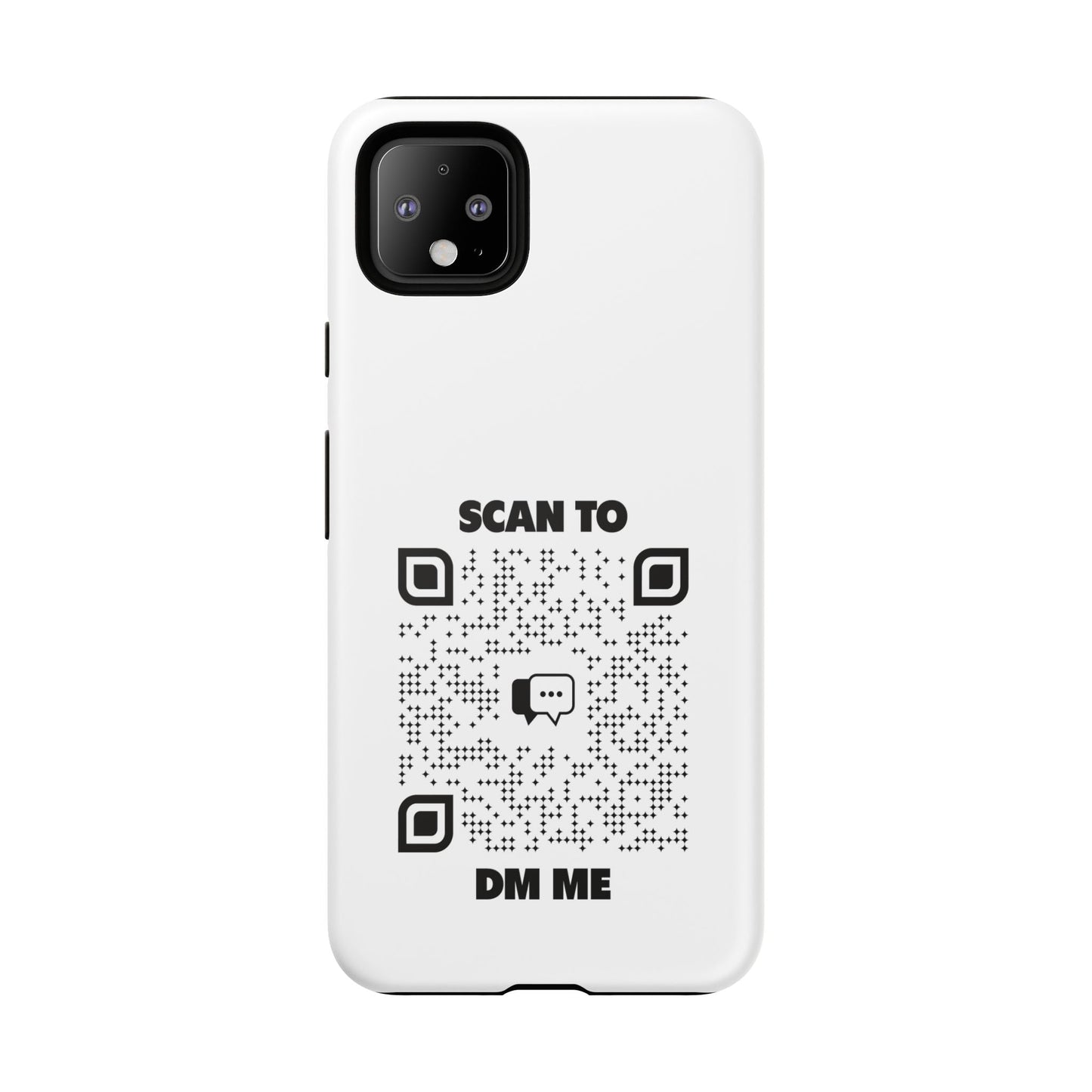 Dating – Tough Case – Black – Scan to DM Me - QR NATION