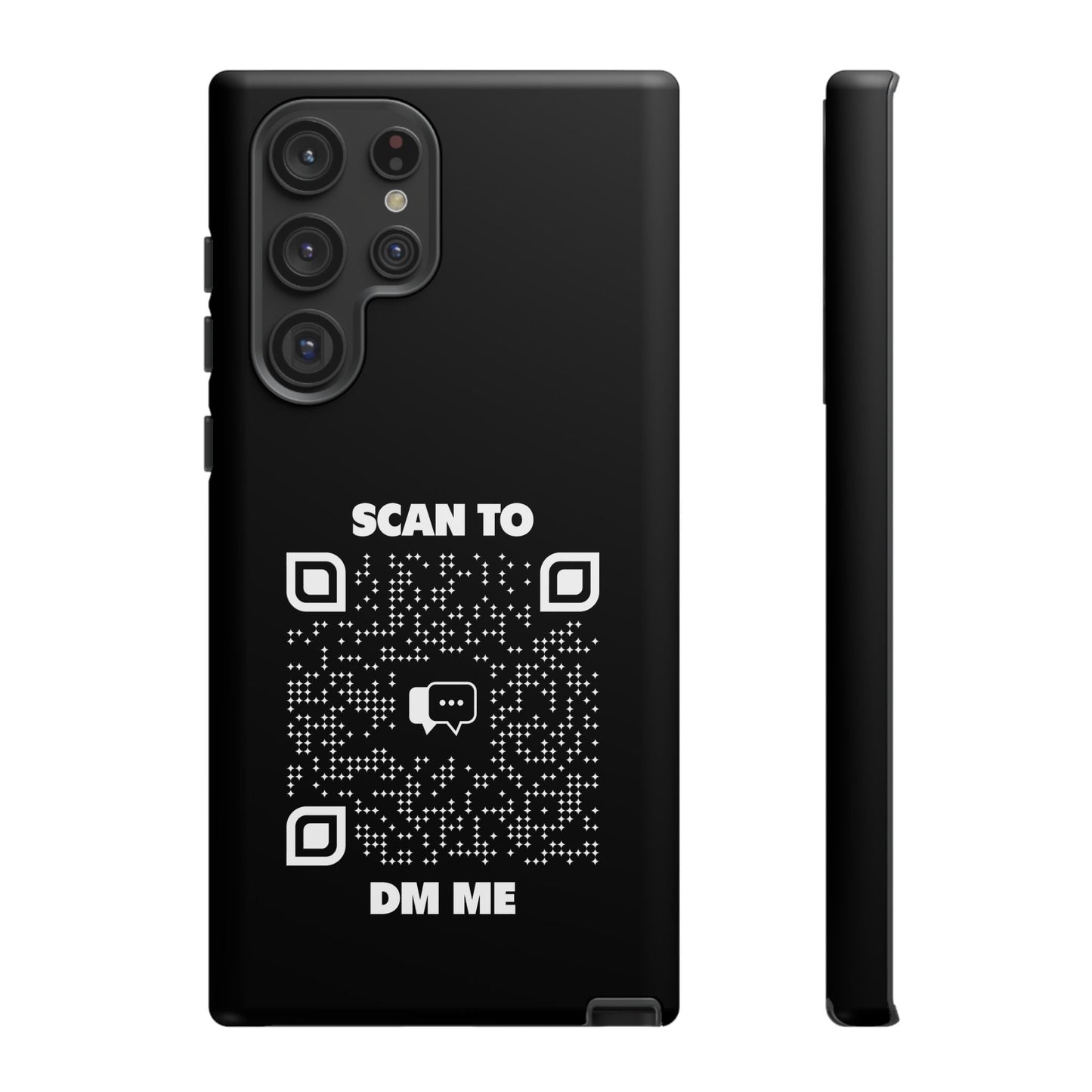 Dating – Tough Case – Black – Scan to DM Me - QR NATION