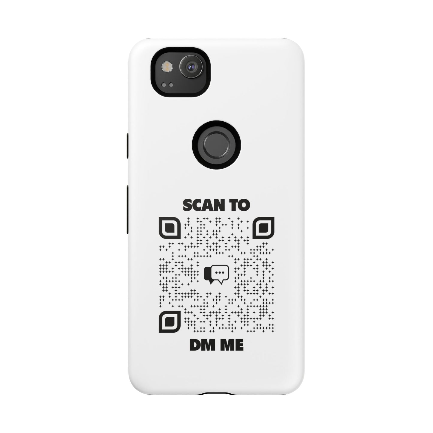 Dating – Tough Case – Black – Scan to DM Me - QR NATION