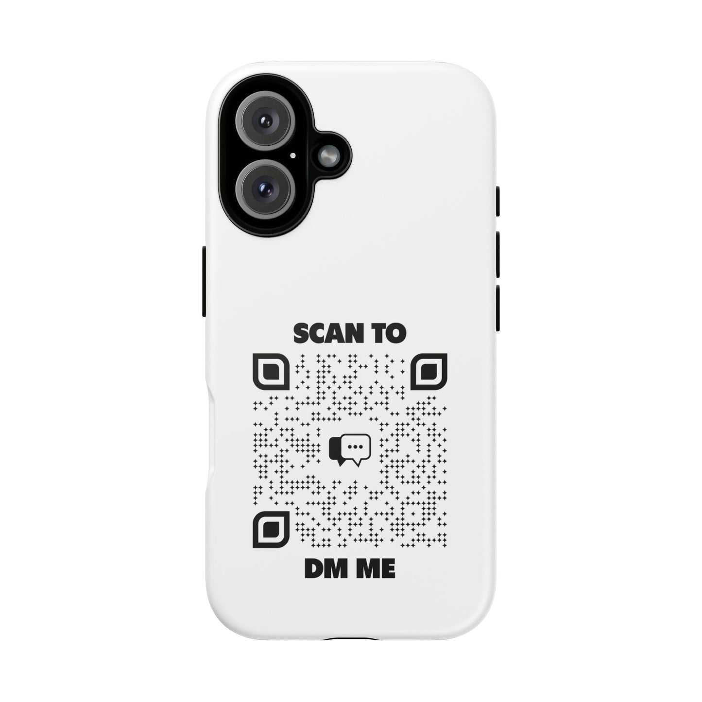 Dating – Tough Case – Black – Scan to DM Me - QR NATION