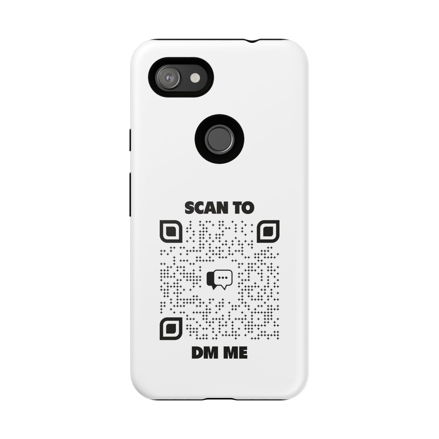 Dating – Tough Case – Black – Scan to DM Me - QR NATION