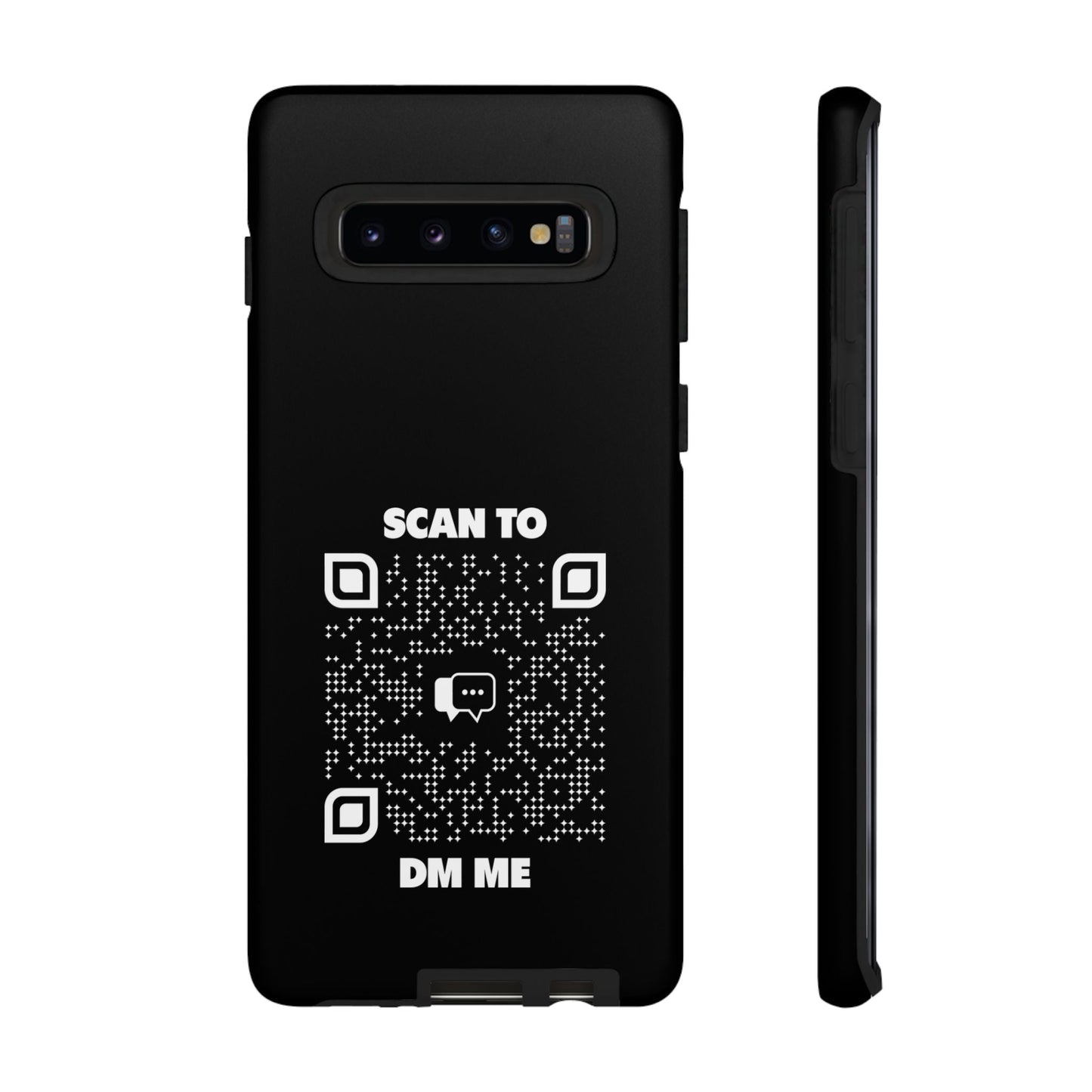 Dating – Tough Case – Black – Scan to DM Me - QR NATION