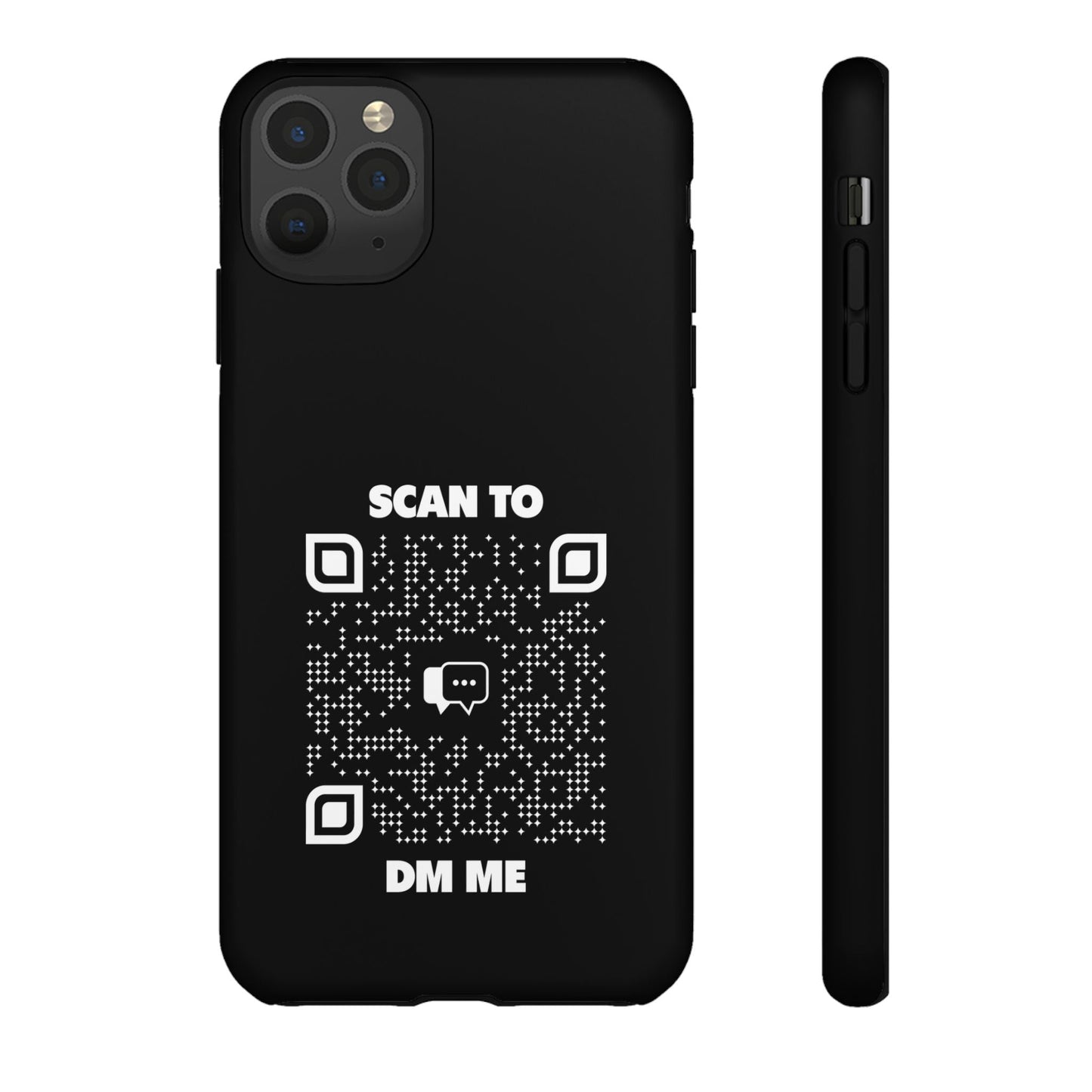 Dating – Tough Case – Black – Scan to DM Me - QR NATION