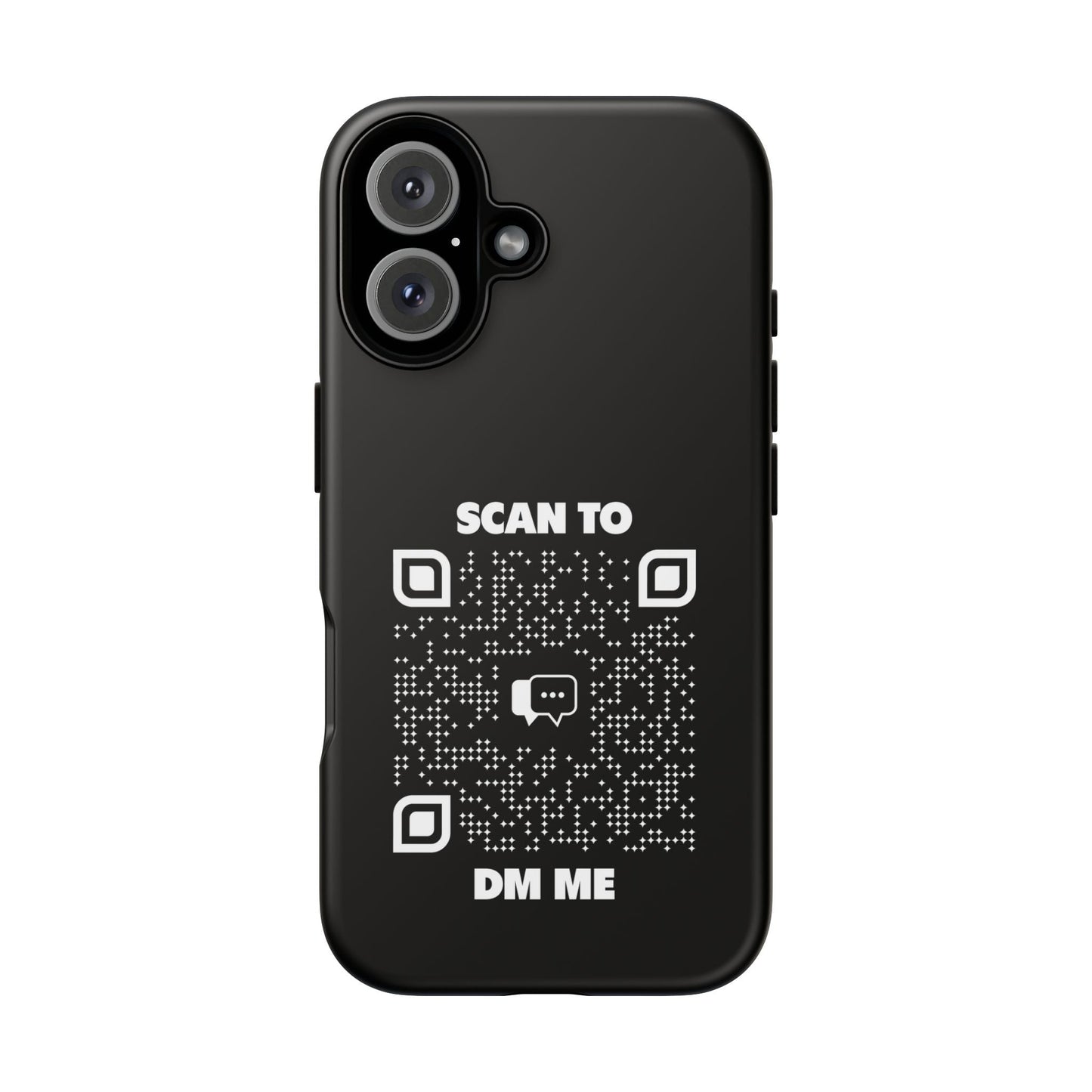 Dating – Tough Case – Black – Scan to DM Me - QR NATION