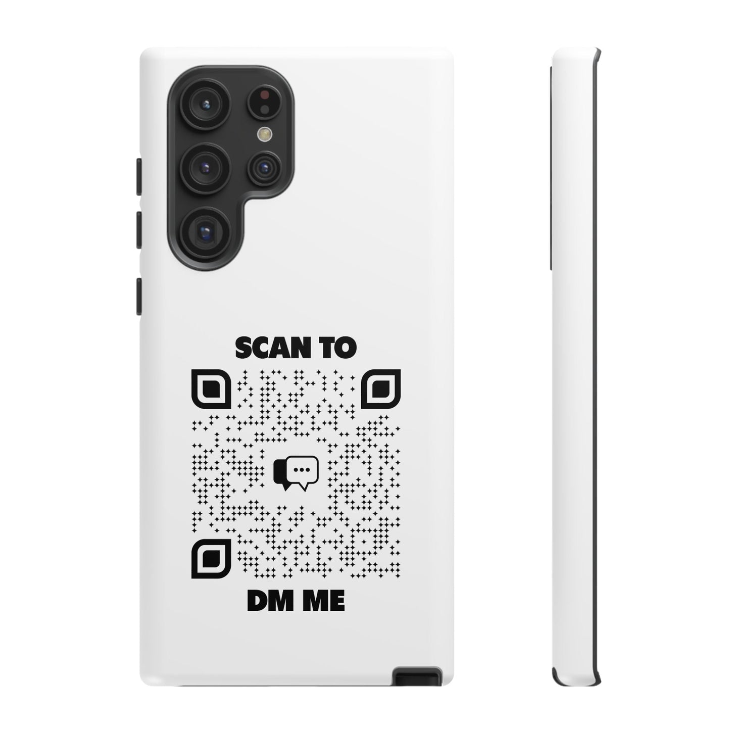 Dating – Tough Case – Black – Scan to DM Me - QR NATION