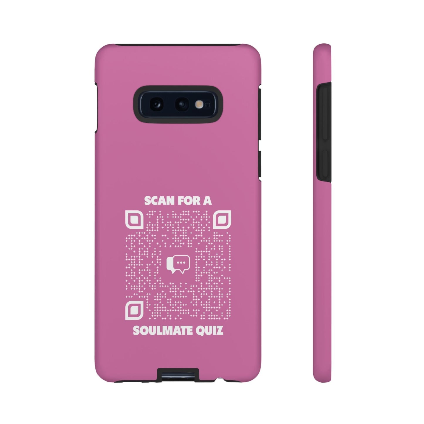Dating – Tough Case – Pink – Scan for a Soulmate Quiz - QR NATION