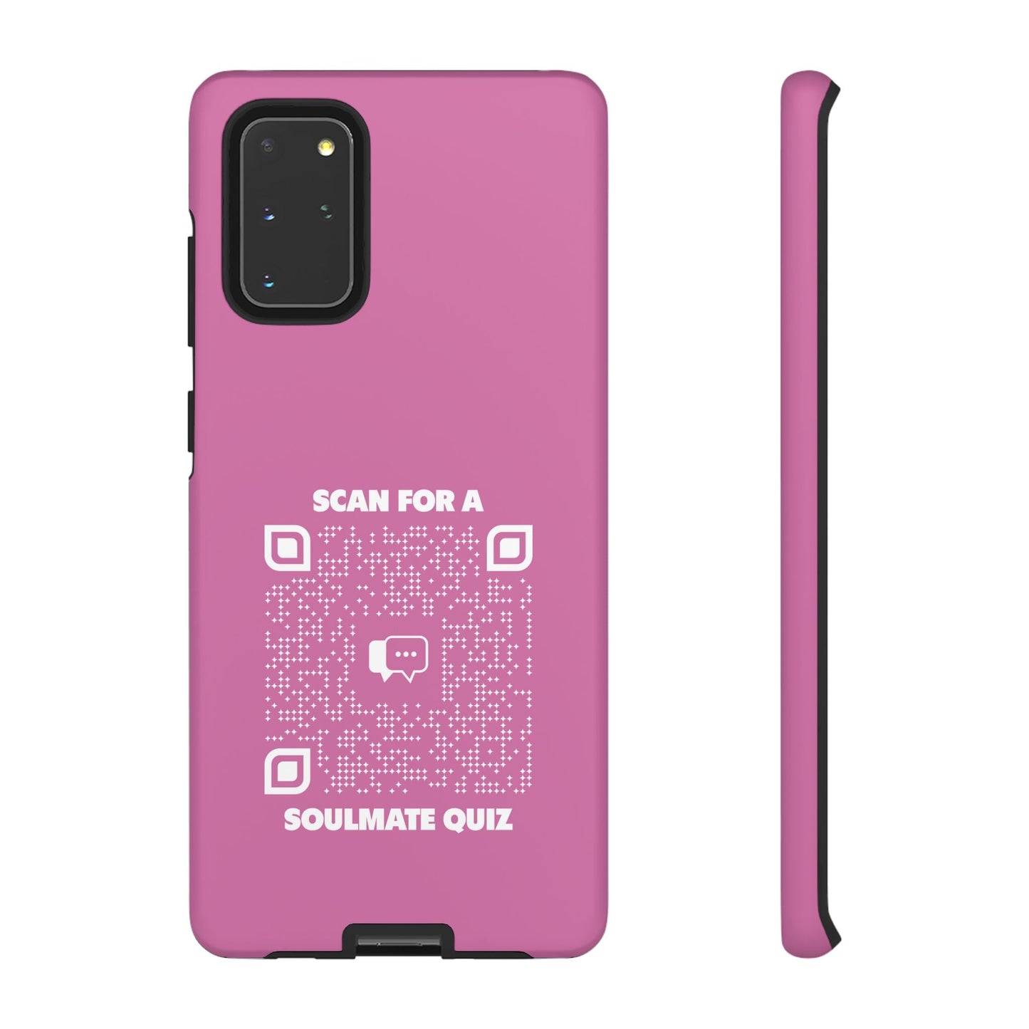 Dating – Tough Case – Pink – Scan for a Soulmate Quiz - QR NATION