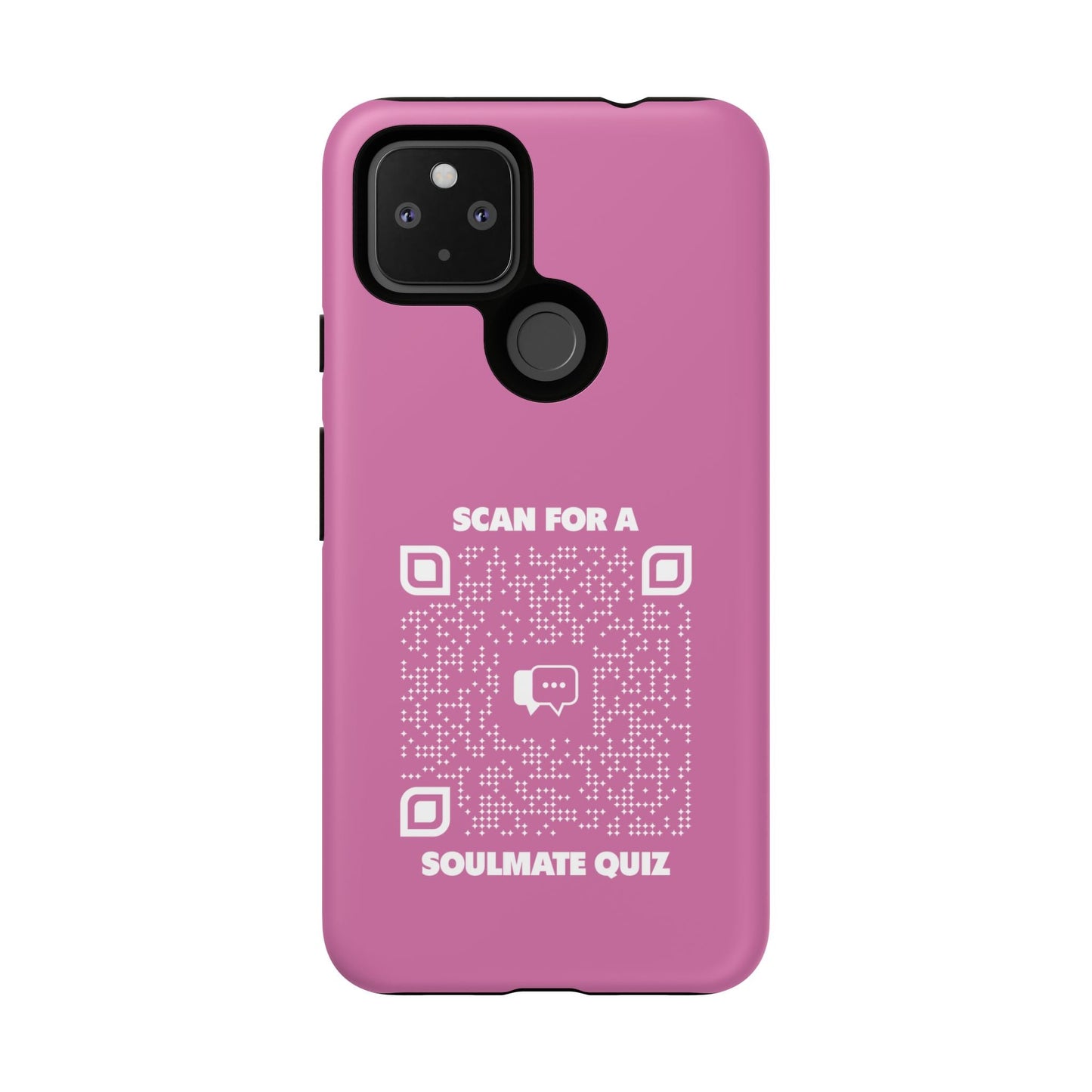 Dating – Tough Case – Pink – Scan for a Soulmate Quiz - QR NATION