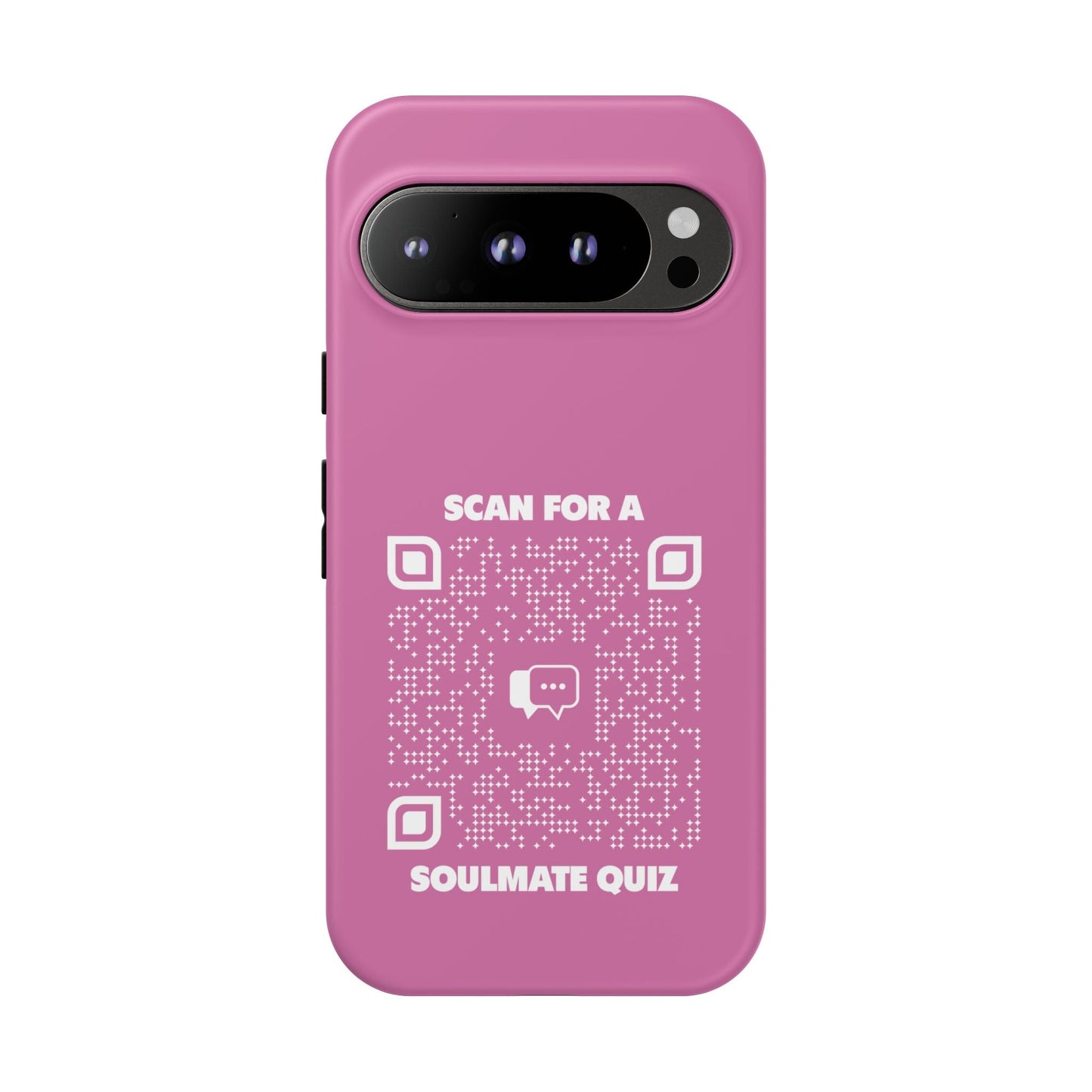 Dating – Tough Case – Pink – Scan for a Soulmate Quiz - QR NATION