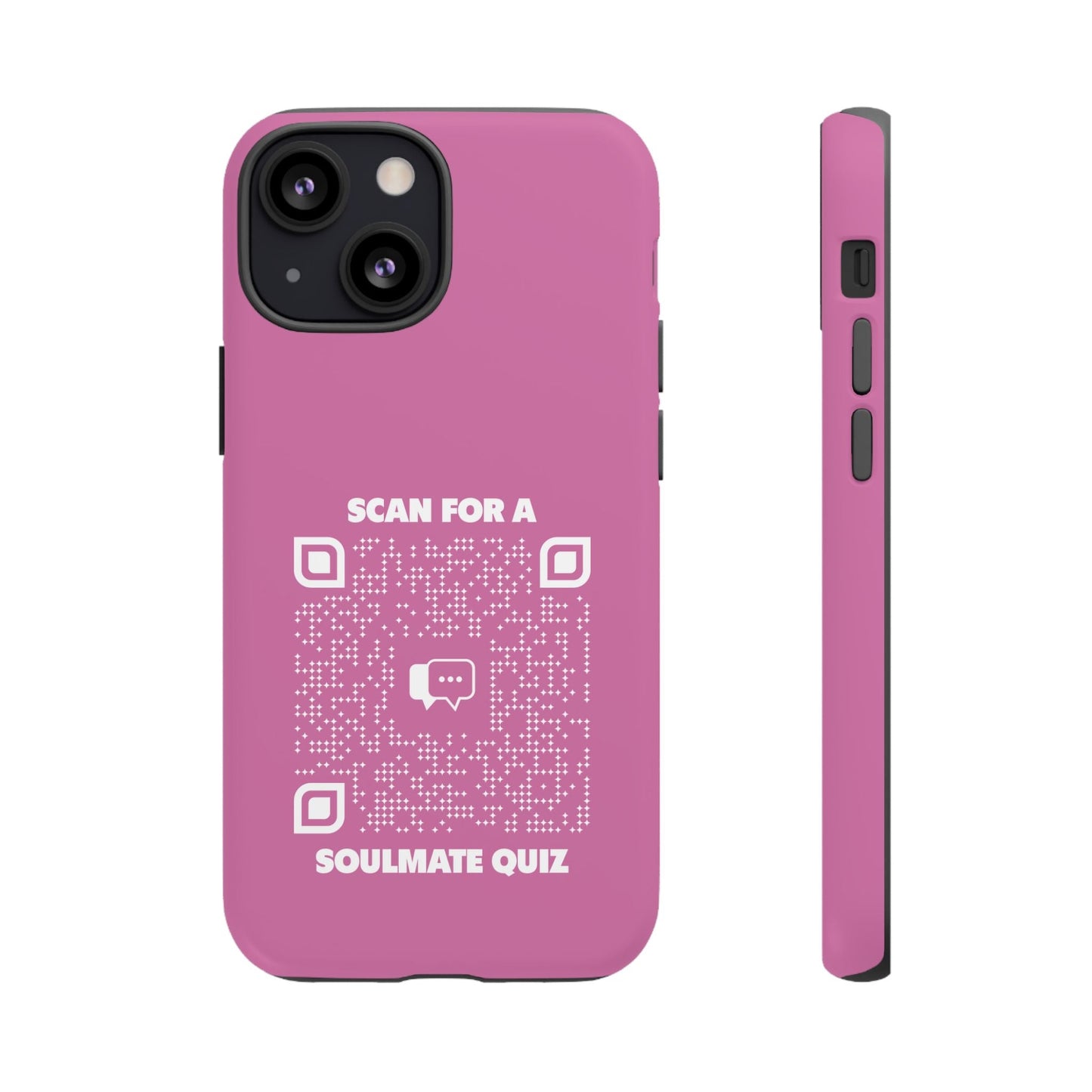 Dating – Tough Case – Pink – Scan for a Soulmate Quiz - QR NATION
