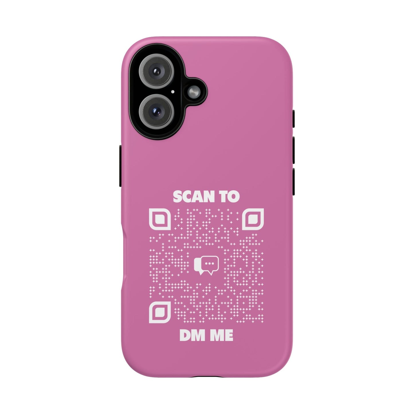 Dating – Tough Case – Pink – Scan to DM Me - QR NATION