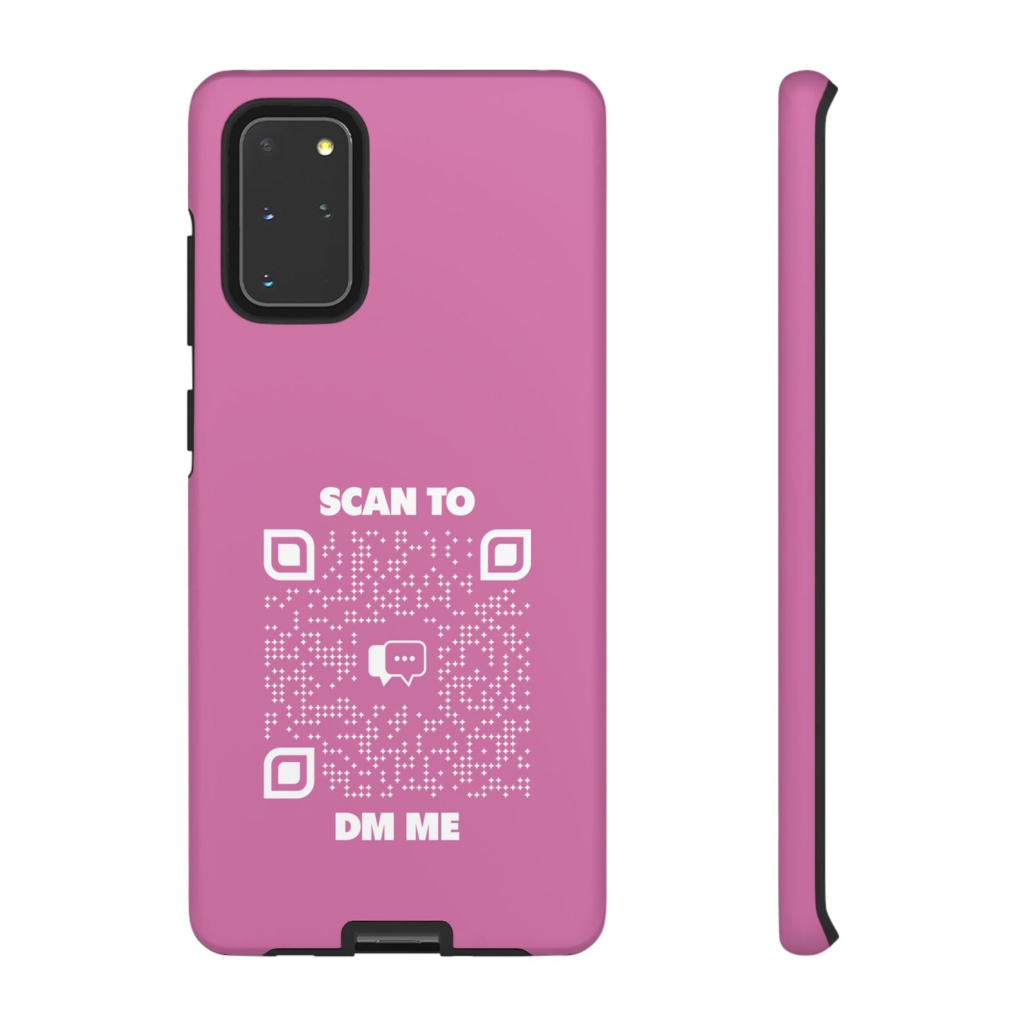 Dating – Tough Case – Pink – Scan to DM Me - QR NATION